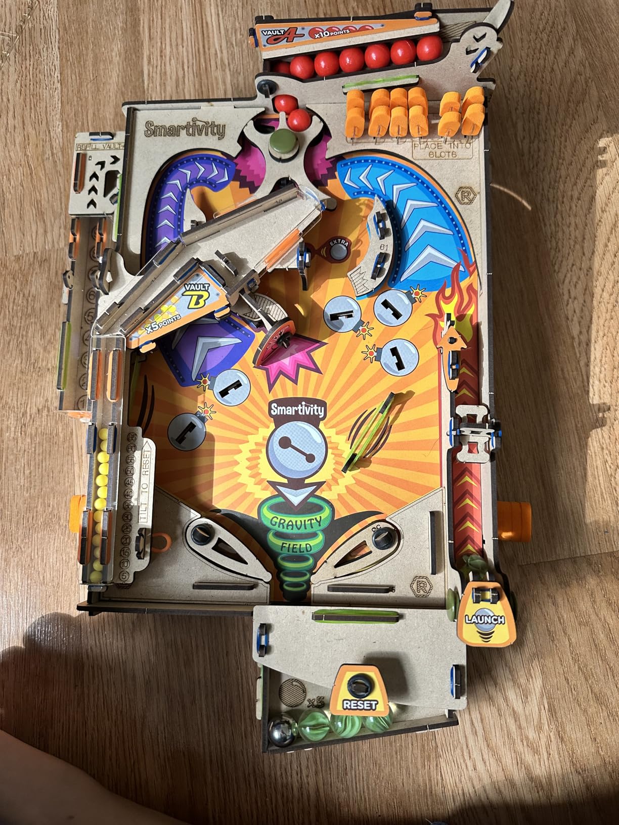 Smartivity DIY Pinball Machine for Kids 8-14 Years Old | Global Award Winning Arcade Game | Build Your Own Pinball I Birthday Gift for Smart Kids | STEM Toy for Boys & Girls Customer Review Smartivity DIY Pinball Machine for Kids 8-14 Years Old | Global Award Winning Arcade Game | Build Your Own Pinball I Birthday Gift for Smart Kids | STEM Toy for Boys & Girls - Customer Photo 2