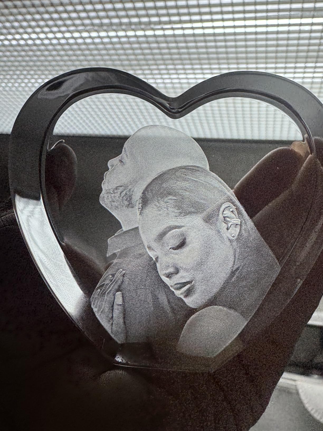 ArtPix 3D Crystal Photo, Christmas Personalized Gifts for Women, Wife, Her, Mom, Him, Men, Mother, Great Xmas Customized Unique Gift Idea with Your Own Photo, Custom Glass 3D Laser Etched Picture - Customer Photo 1