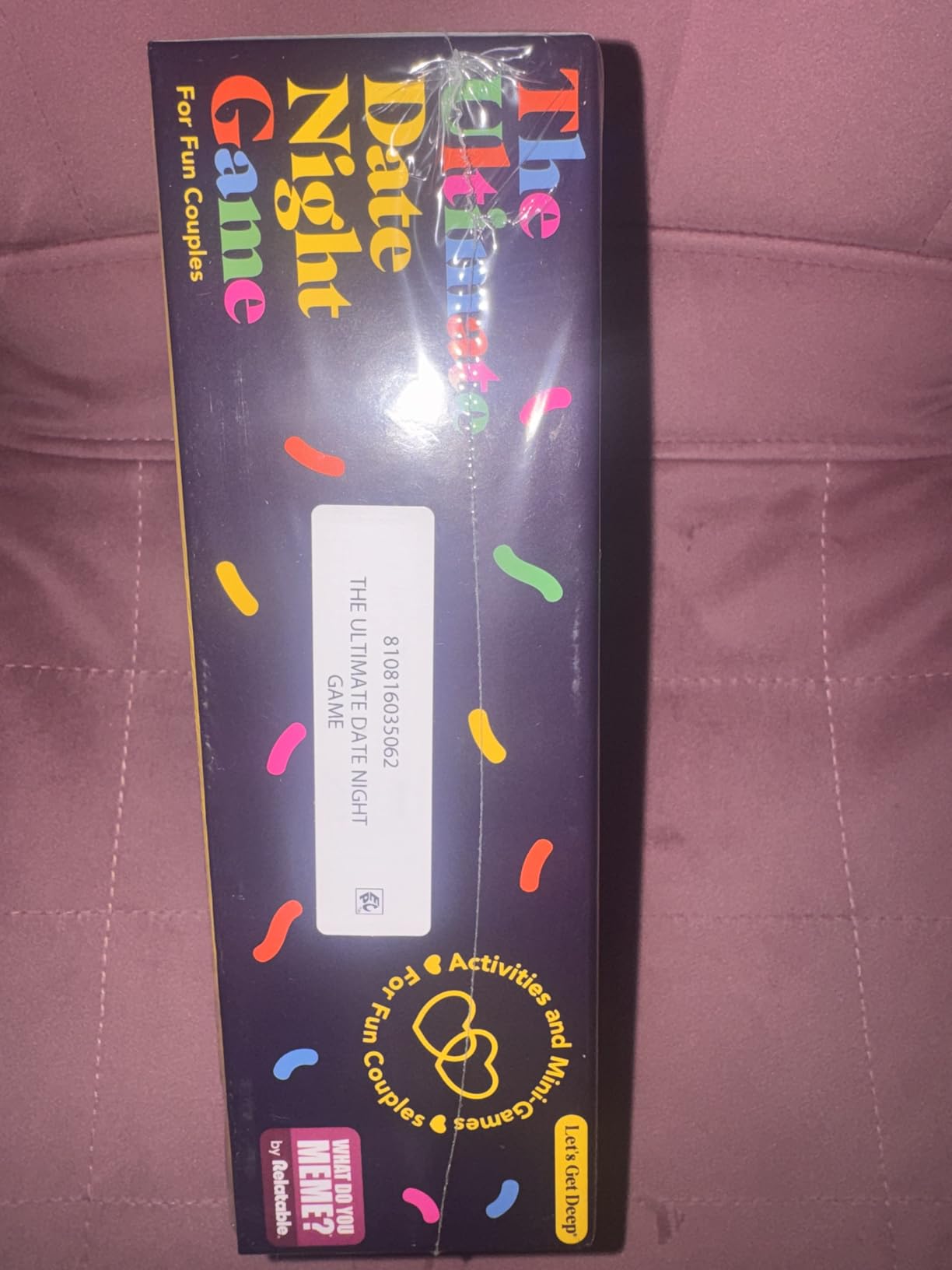 WHAT DO YOU MEME? Let's Get Deep by Relatable, A Question Card Game for Couples, Fun for Date Night Ideas, Wedding Gifts for Couples, Includes 300 Cards to Build Up Intimacy - Customer Photo 1