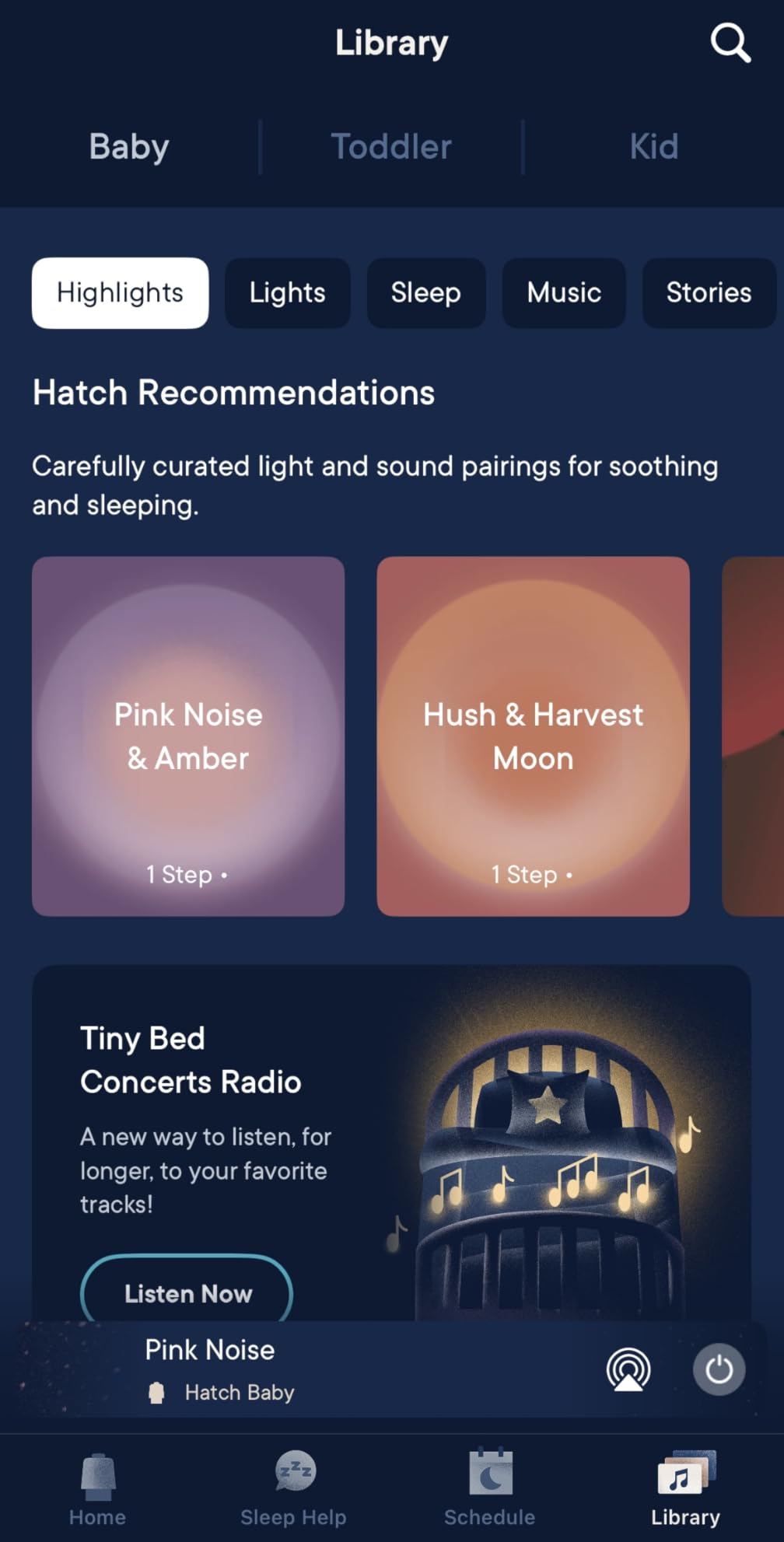 Hatch Rest Baby Sound Machine, Night Light | 2nd Gen | Registry Essential, Sleep Trainer, Routine Builder, Time-to-Rise Alarm Clock, White Noise Soother, Nursery Stories, Toddler Kids Bedroom (Wi-Fi) - Customer Photo 4