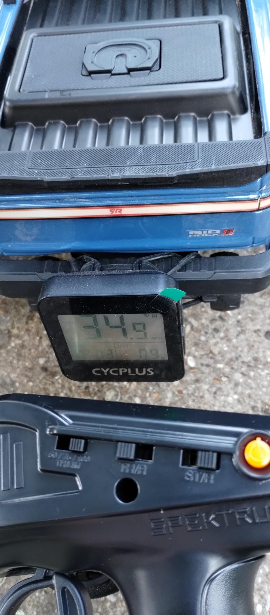 CYCPLUS GPS Bike Computer, Wireless Cycling Computer with Automatic Backlight, Bicycle Speedometer Odometer with Waterproof - Customer Photo 2