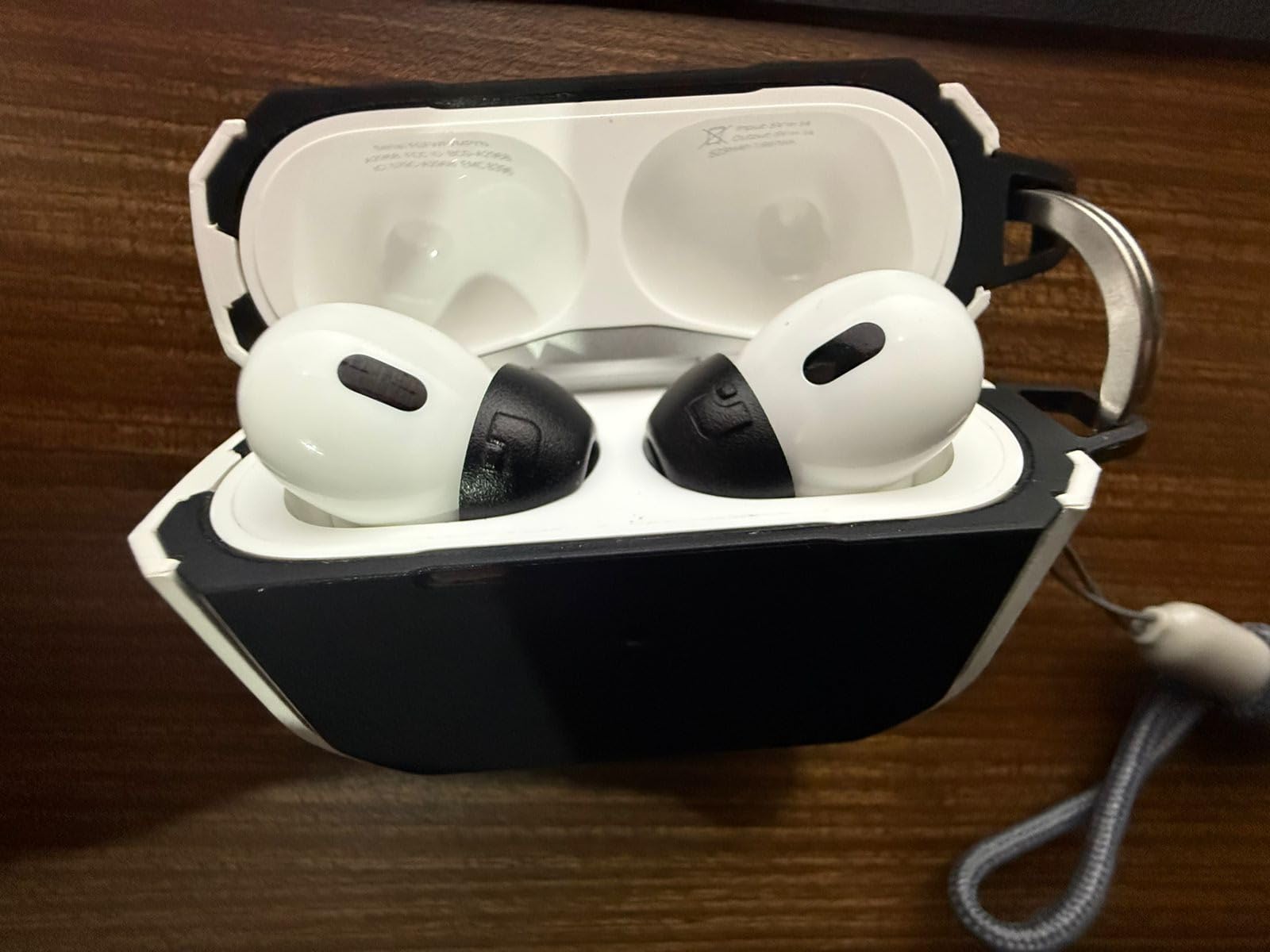 Foam Masters Ultra-Premium Memory Foam Ear Tips for AirPods Pro 1st & 2nd Gen | 3 Pairs | New Ver. | Secure Fit | Super Comfort | Better Noise Cancel | Replacement Buds (Assorted S/M/L, Black) Customer Review Foam Masters Ultra-Premium Memory Foam Ear Tips for AirPods Pro 1st & 2nd Gen | 3 Pairs | New Ver. | Secure Fit | Super Comfort | Better Noise Cancel | Replacement Buds (Assorted S/M/L, Black) - Customer Photo 2