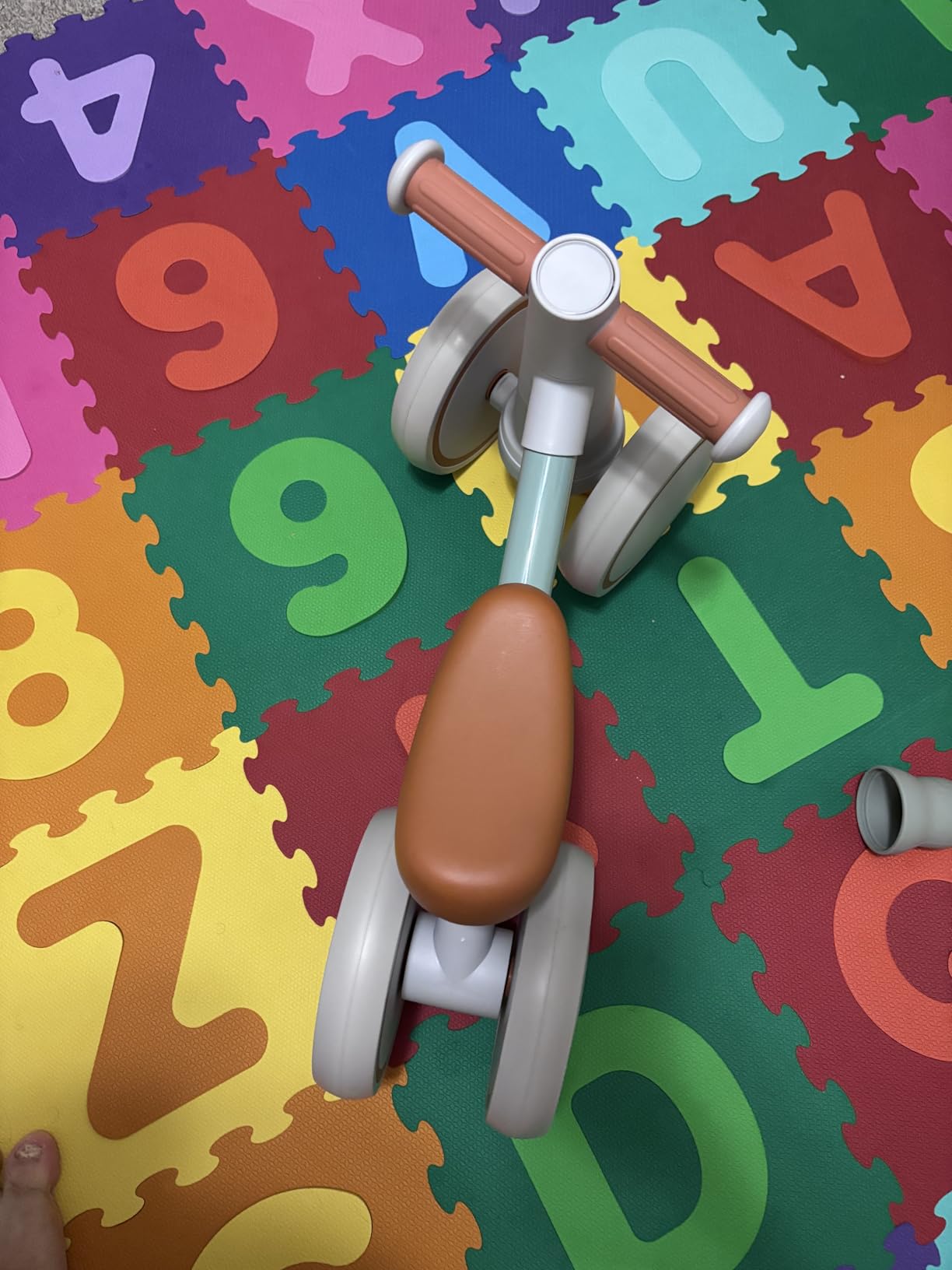 SEREED Baby Balance Bike for 1 Year Old Boys Girls 12-24 Month Toddler Balance Bike, 4 Wheels Toddler First Bike, First Birthday Gifts - Customer Photo 2