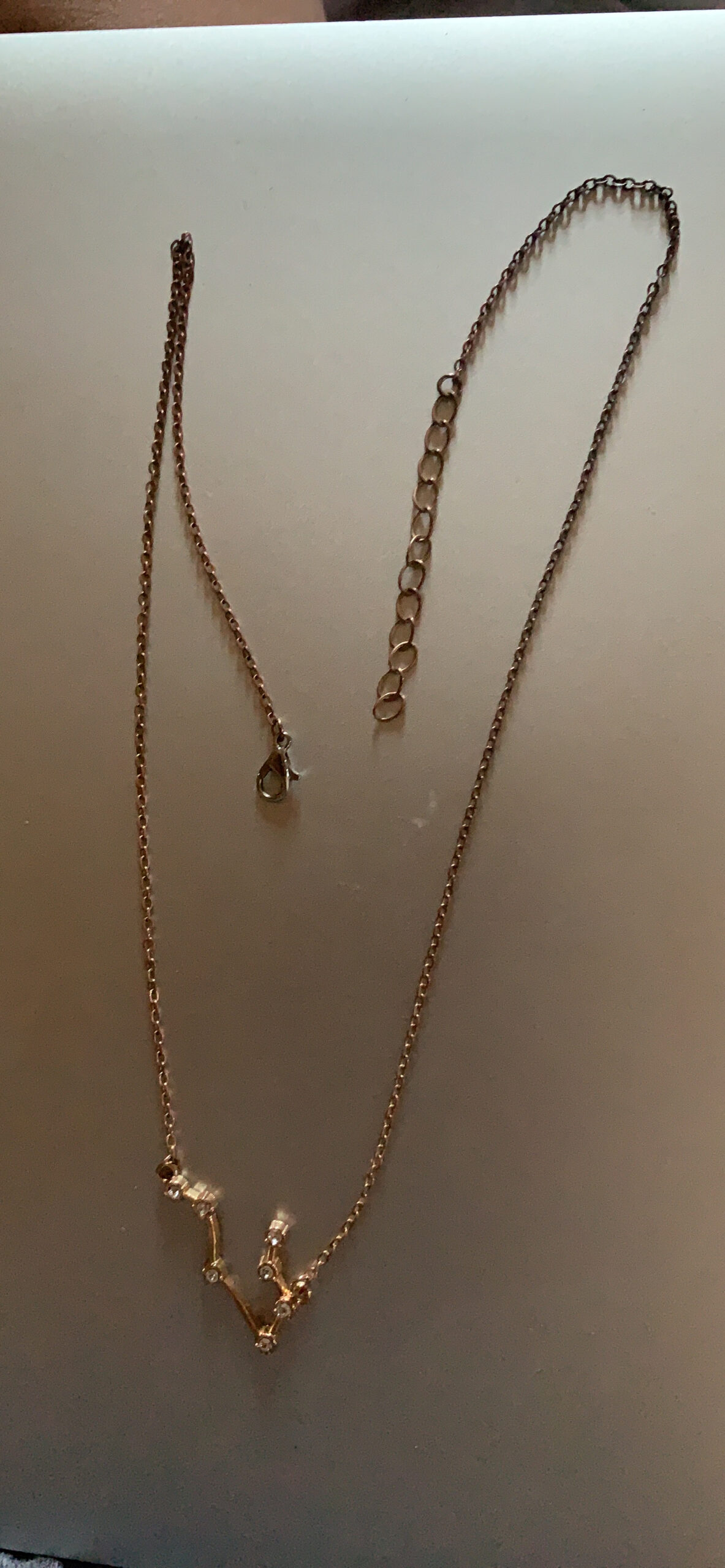 PANTIDE 3Pcs Constellation Zodiac Layer Necklaces for Women Girls, Retro 14K Gold Plated 12 Constellation Pendant Necklace Exquisite Letter Horoscope Old English Zodiac Sign Jewelry Birthday Gift - Customer Photo 3