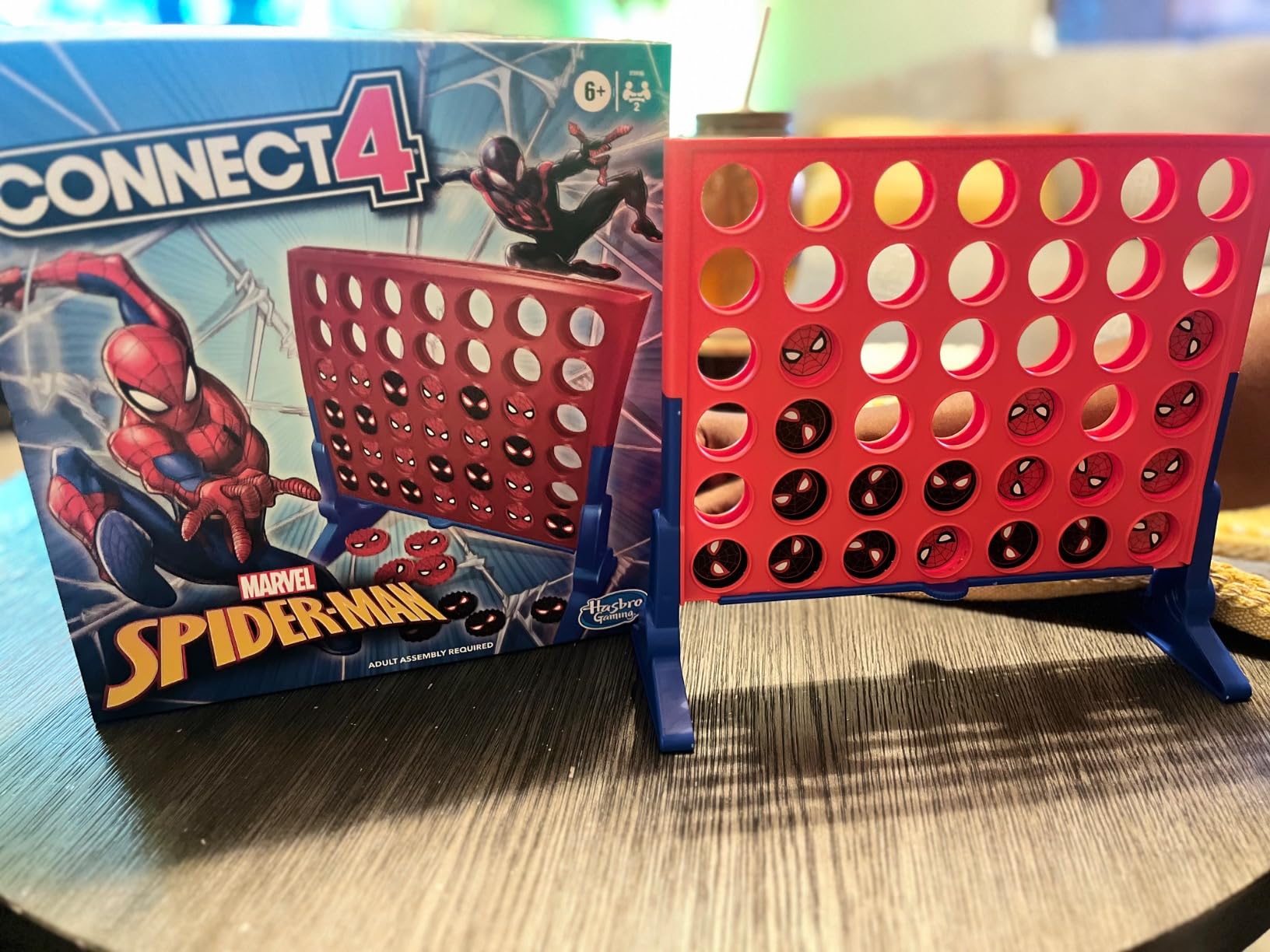 Hasbro Gaming Connect 4 Marvel Spider-Man Edition, Strategy Board Game for 2 Players, Ages 6 and Up (Amazon Exclusive) - Customer Photo 1