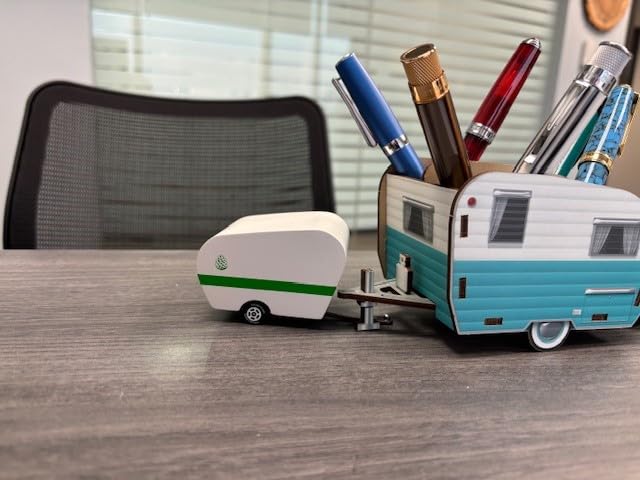 Genuine Fred Desk Dumpster Pencil Holder with 100+ Flame Note Cards, Funny 3-Compartment Organizer for Office Supplies, Desk Caddy for Work or Home - Customer Photo 1