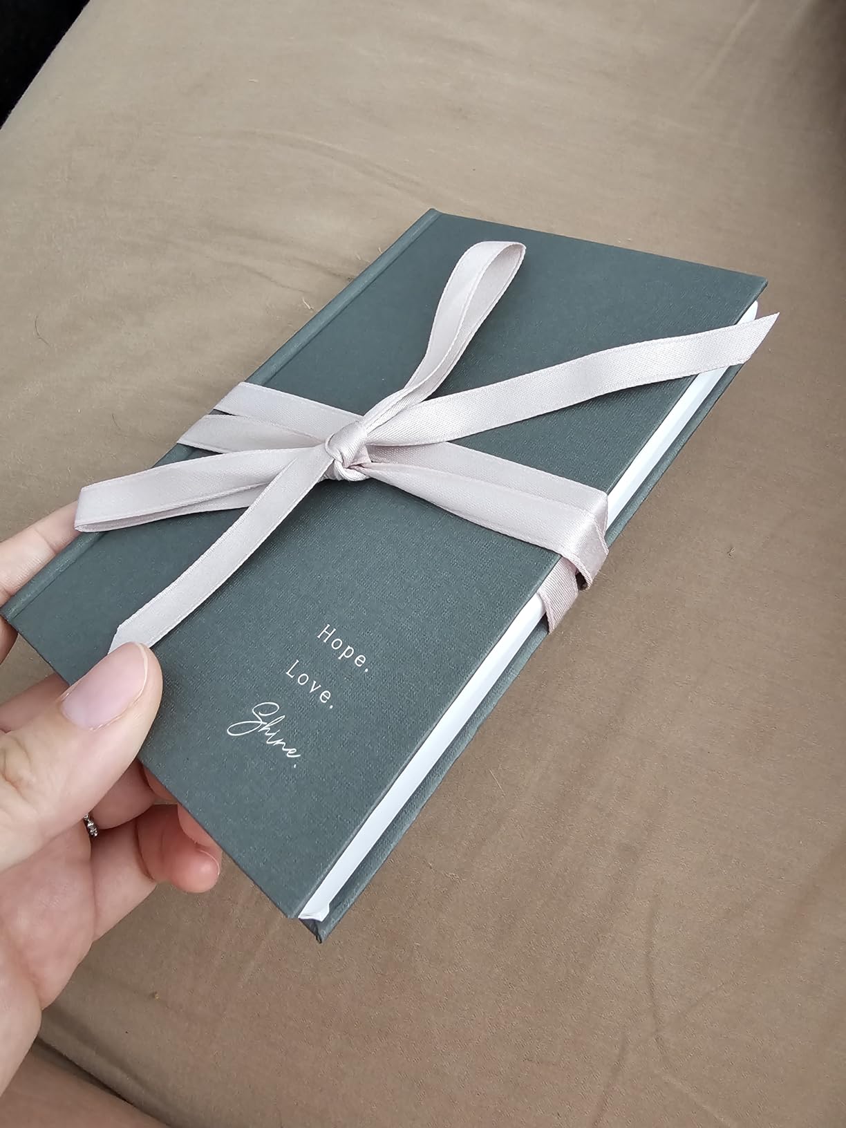 New Beginnings Rainbow Moonstone Sterling Silver Necklace for Women - Customer Photo 2