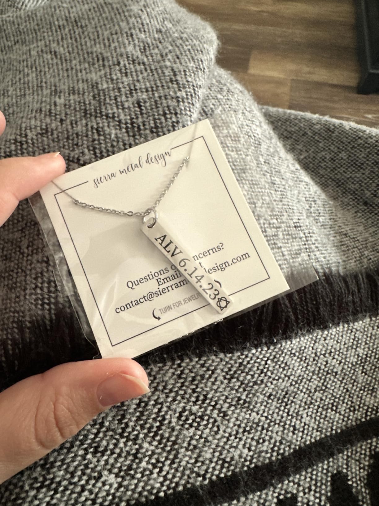 Adoption Necklace Adoption Gift for Her Personalized Adoption Heart Jewelry Personalized Name Date Pendant Necklace Adoption Date for Adoption ADOPT-PEND - Customer Photo 1