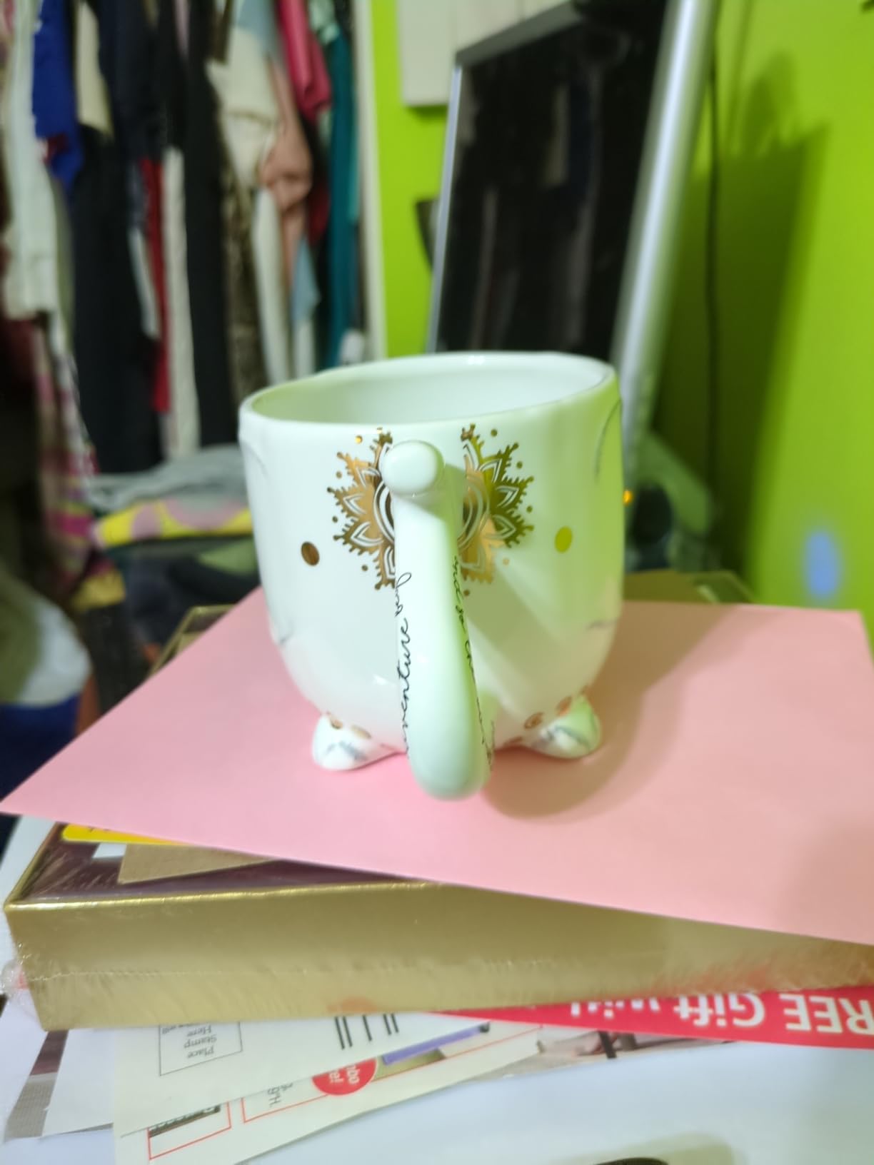 VOTUM Animal-Shaped Llama Coffee Mug, 18.6 fl. oz. - Handmade, Adorable Tea Cup with Printed Como Te Llama Writing - Premium Ceramic Gifts for Women & Men Customer Review VOTUM Animal-Shaped Llama Coffee Mug, 18.6 fl. oz. - Handmade, Adorable Tea Cup with Printed Como Te Llama Writing - Premium Ceramic Gifts for Women & Men - Customer Photo 2