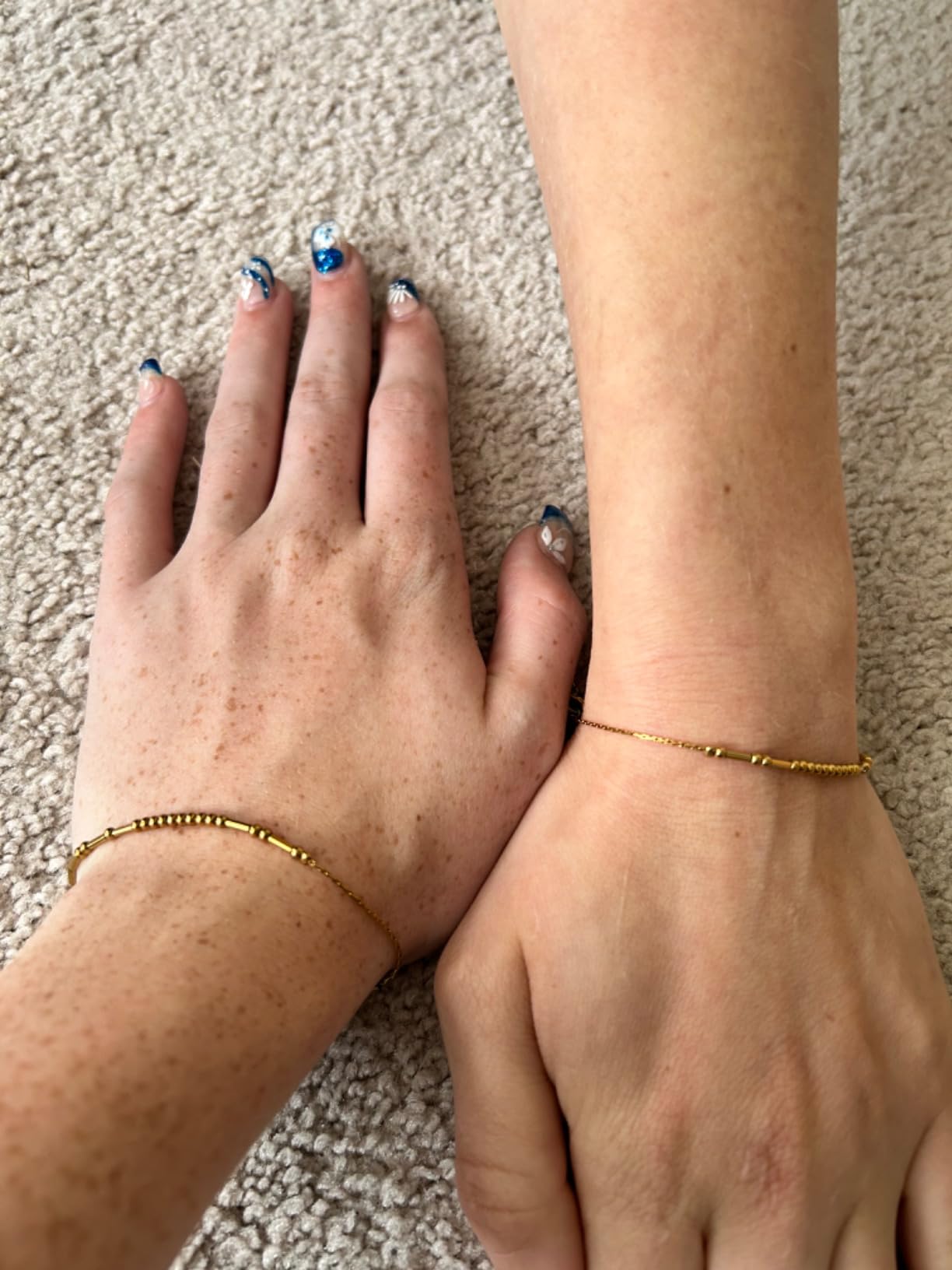 Inspirational Morse Code Bracelets for Women Silver Beads Jewelry Encouragement Mantra Gifts for Her - Customer Photo 1