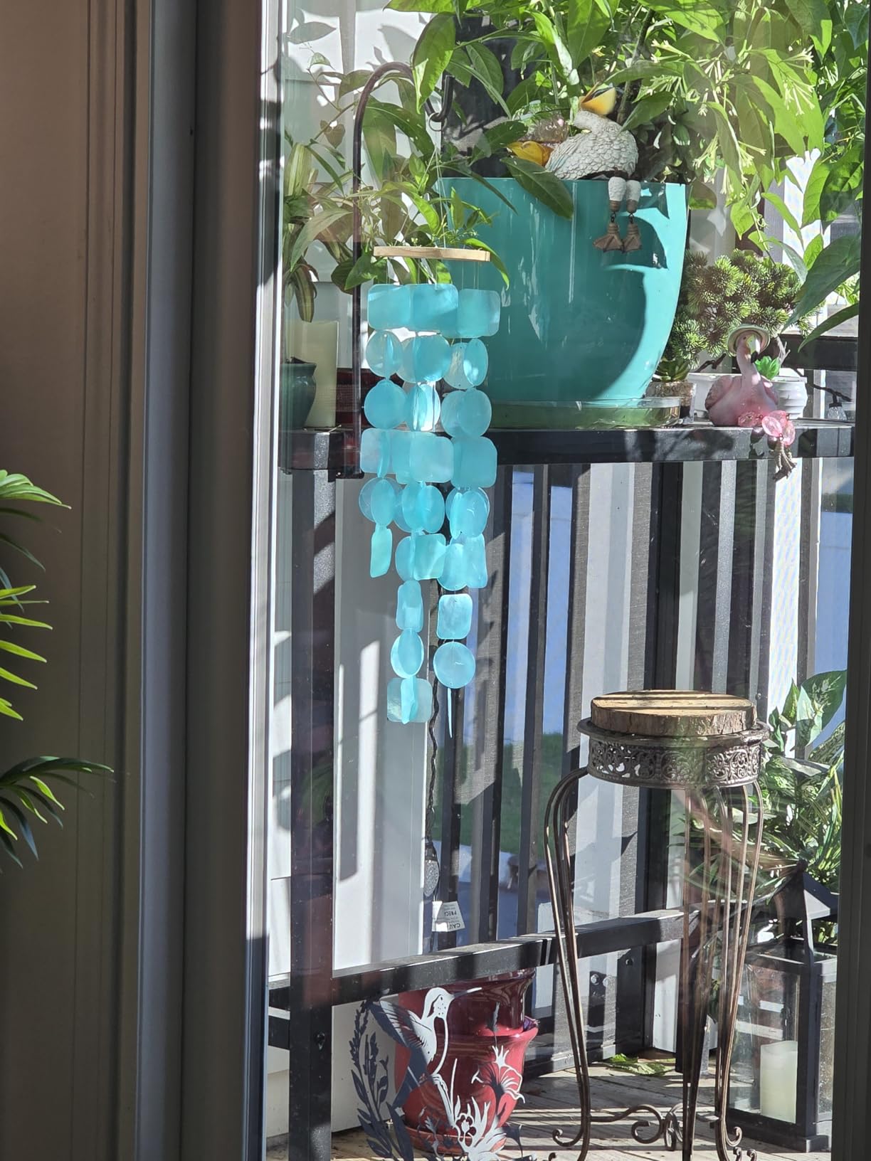 Solange & Frances Wind Chimes for Outside – Natural White Capiz Shell Outdoor Wind Chime Garden Decor for Outside, Unique Gifts for Women Who Have Everything - Customer Photo 1