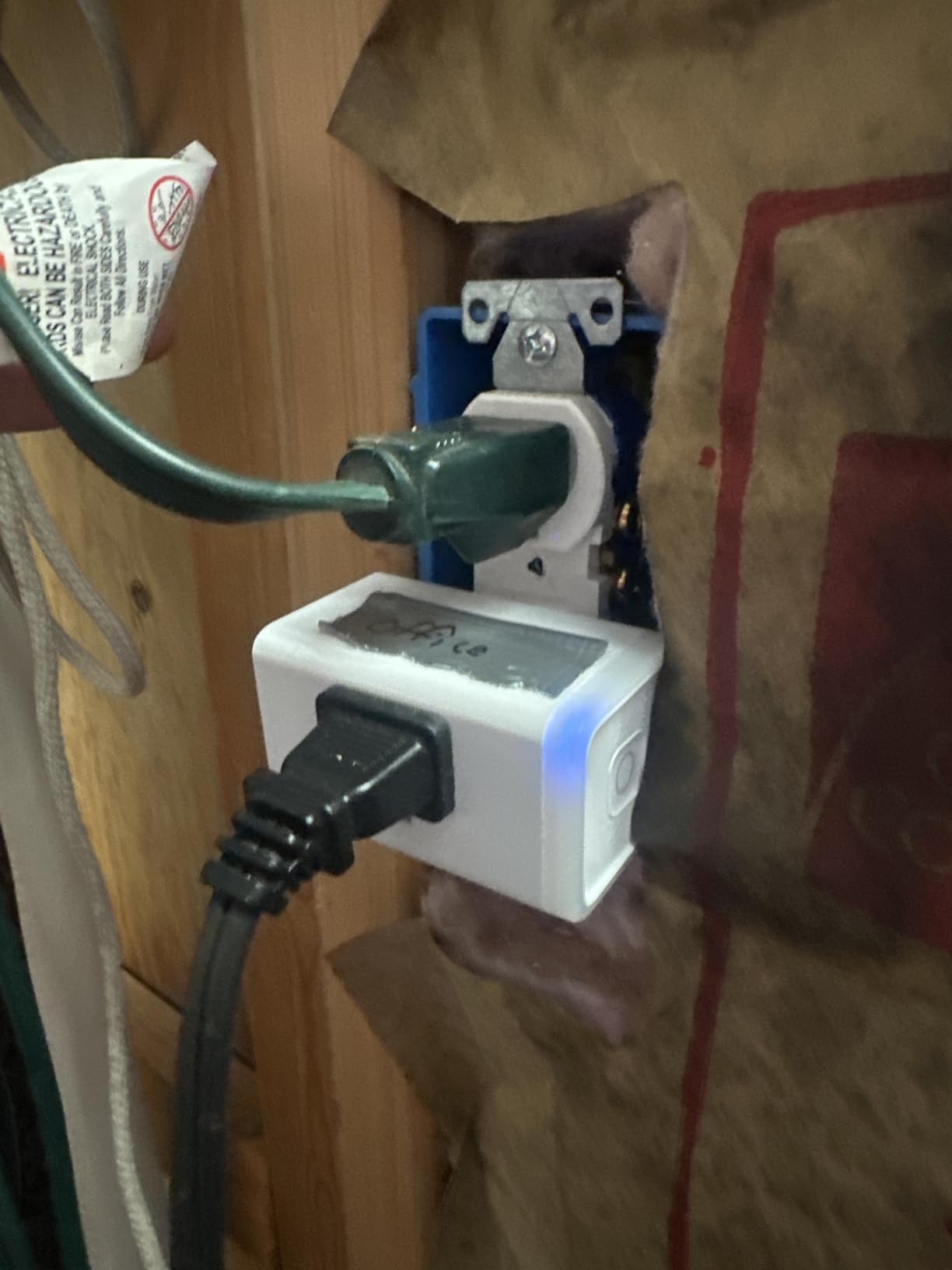 Kasa Smart Plug Mini 15A, Smart Home Wi-Fi Outlet Works with Alexa, Google Home & IFTTT, No Hub Required, UL Certified, 2.4G WiFi Only, 4-Pack(EP10P4) , White - Customer Photo 1