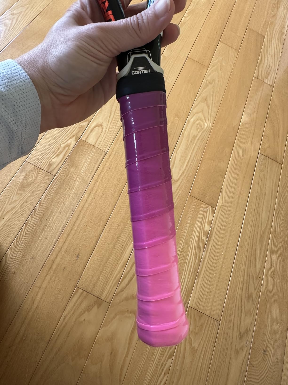 Get A Grip - Custom Tennis Racket Grip Tape - Anti-Slip/Quick-Drying Tennis Overgrips - Precut Badminton Racket Grip with Finishing Tape - Customer Photo 1