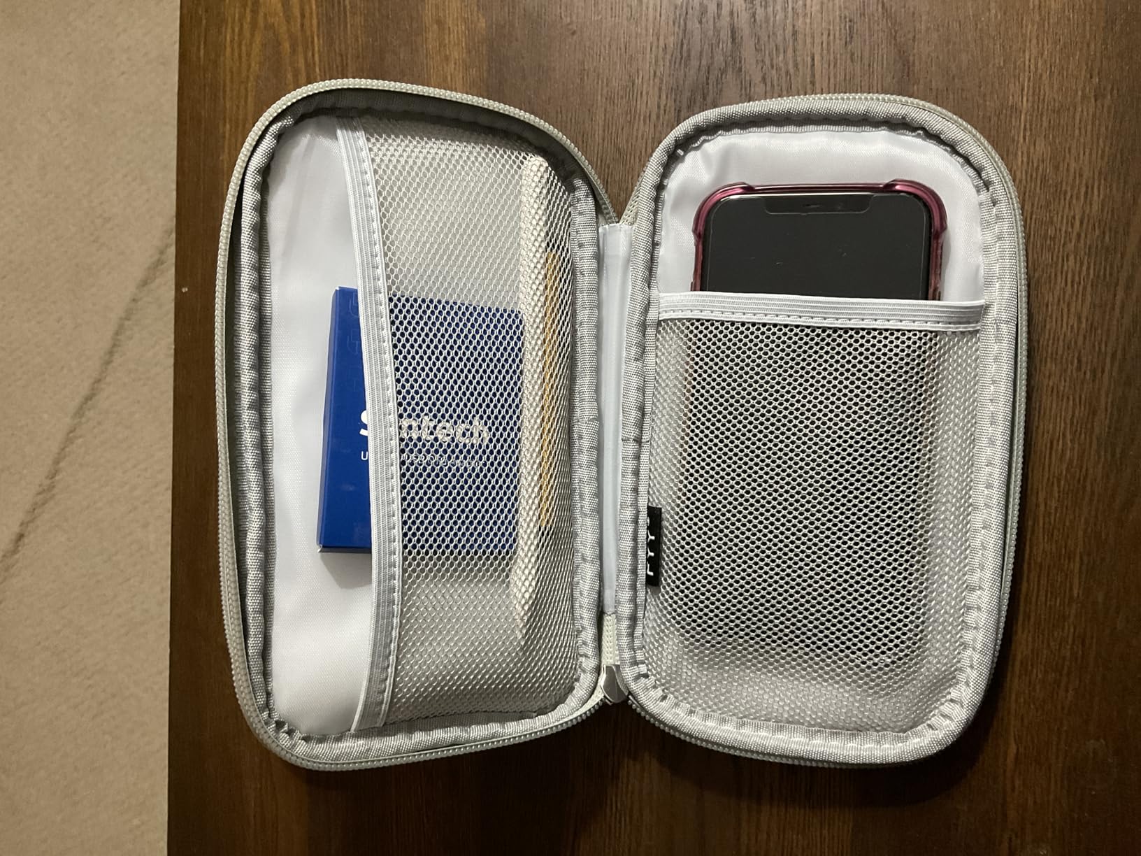 FYY Travel Cable Organizer Pouch Electronic Accessories Carry Case Portable Waterproof Double Layers All-in-One Storage Bag for Cord, Charger, Phone, Earphone Black - Customer Photo 1