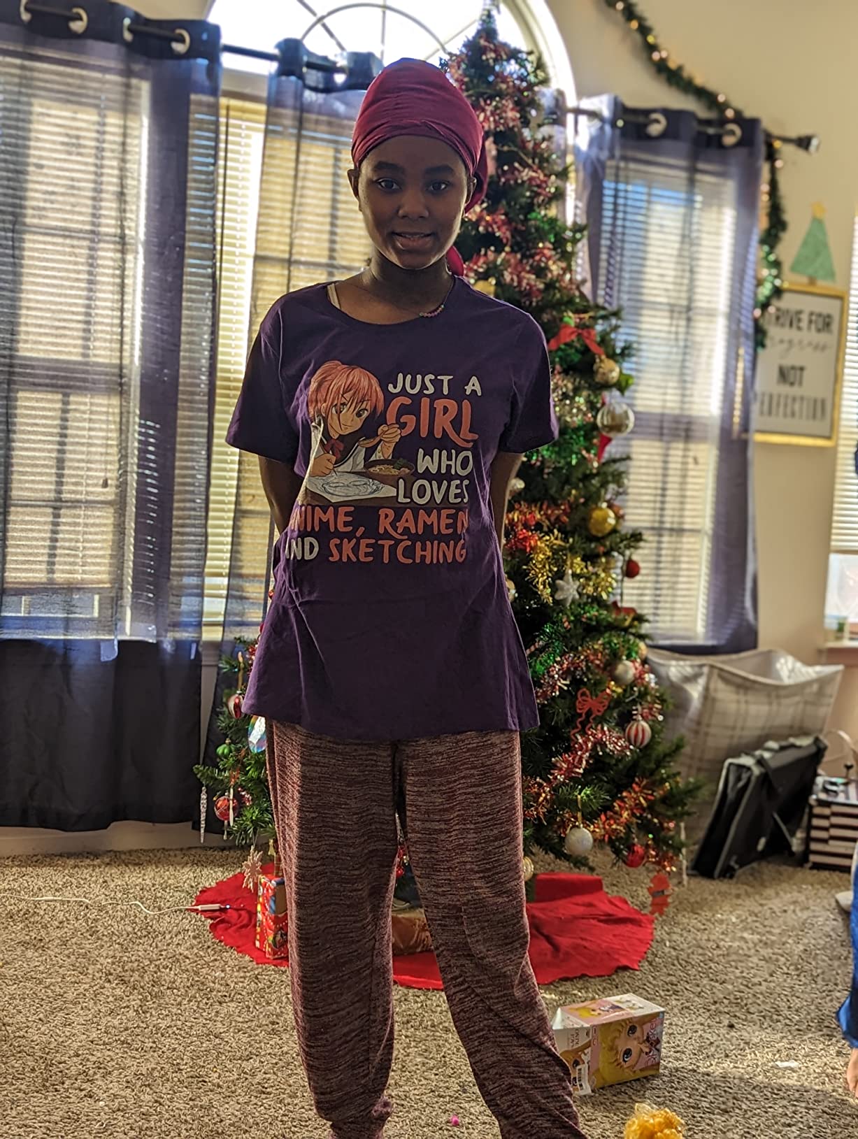 Just A Girl Who Loves Anime Ramen and Sketching Japan Anime T-Shirt Small - Customer Photo 2