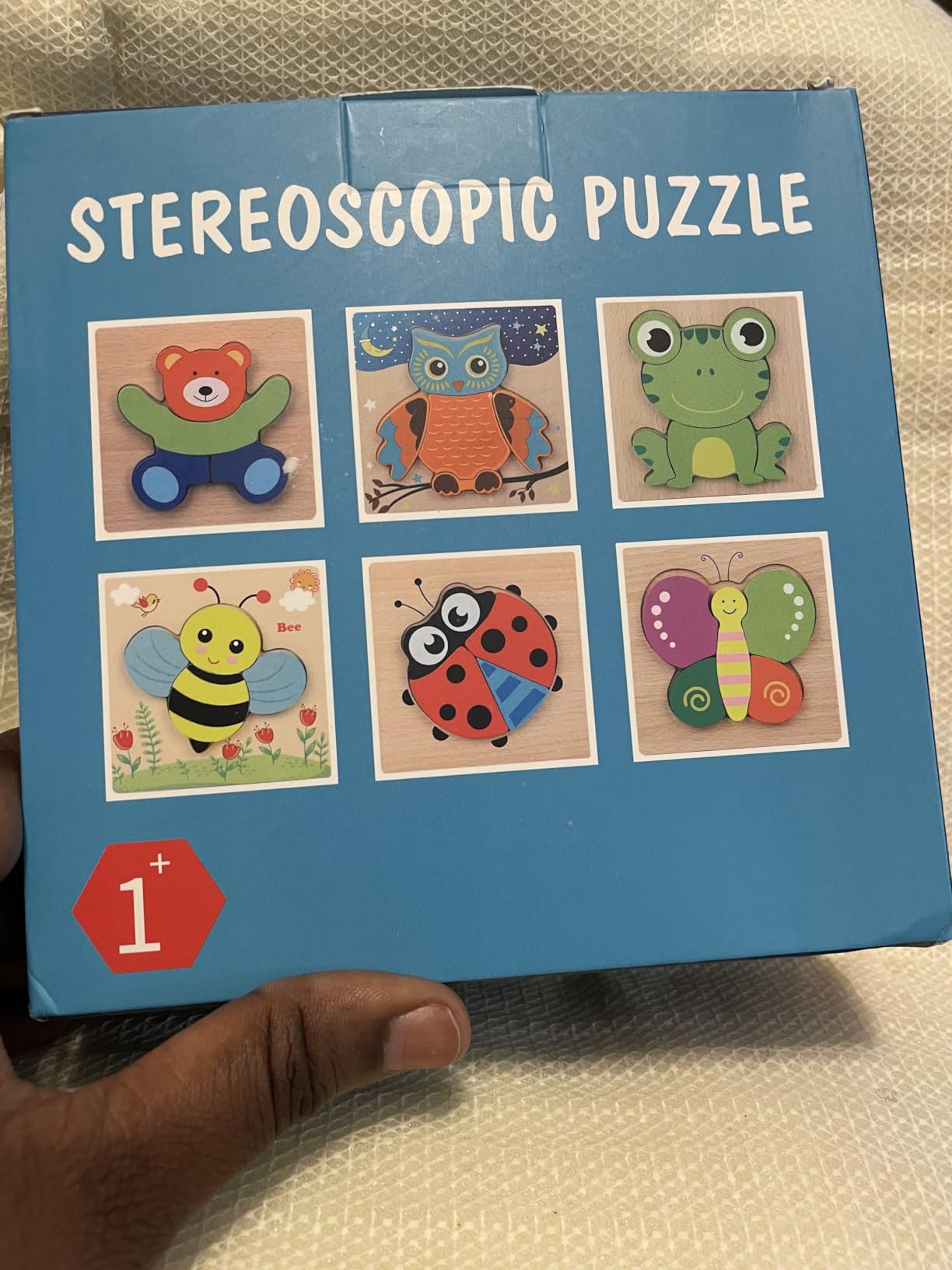 Bekayshad Wooden Puzzles Toddler Toys Gifts for 1 2 3 Year Old Boys Girls, Animal Jigsaw Puzzles Montessori Toys, Learning Educational Christmas Birthday Gifts for Girls Boys Ages 1-3 - Customer Photo 1