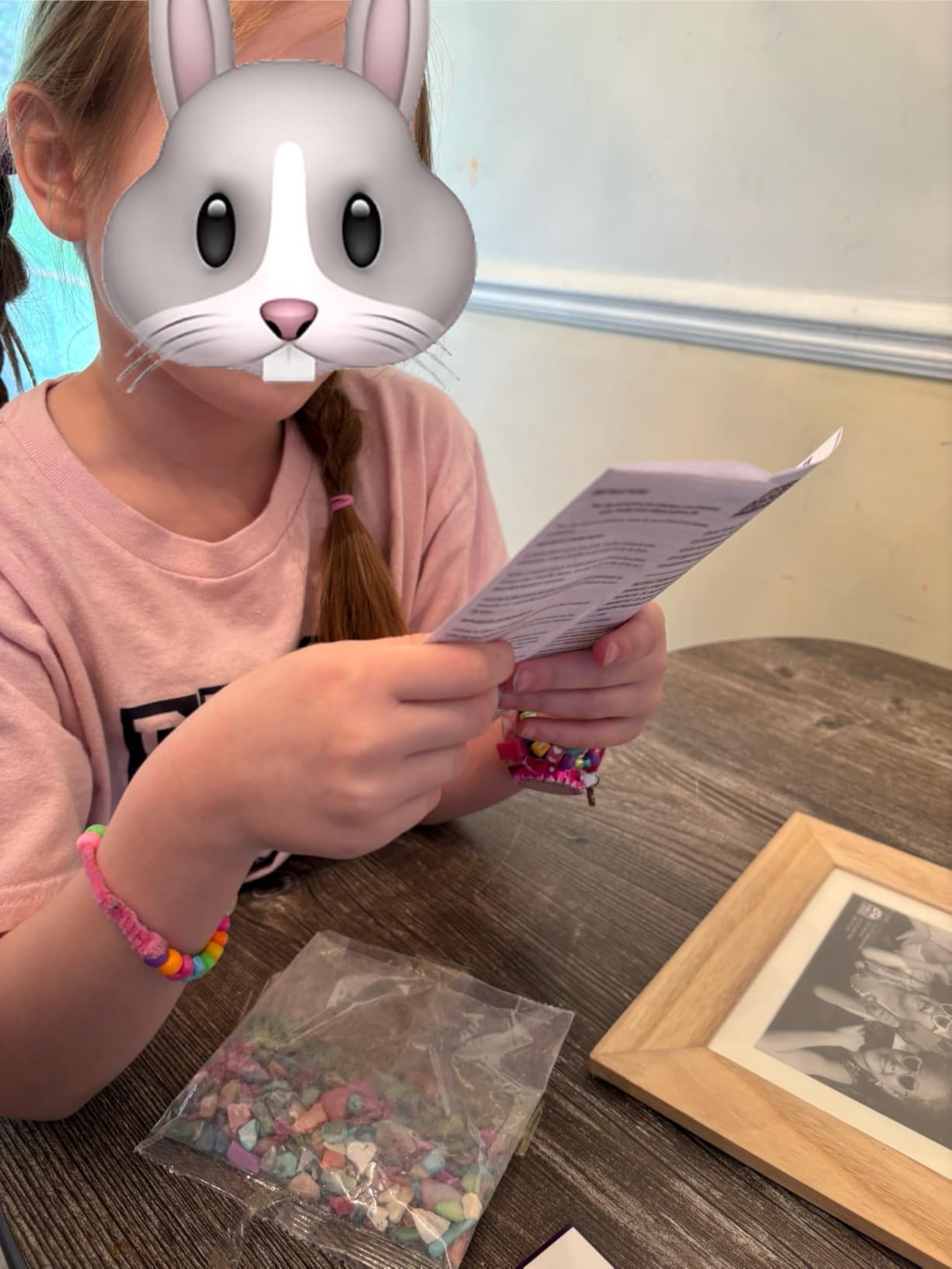 PURPLE LADYBUG DIY Mosaic Photo Frame Craft Kit for Kids - Fun Crafts for Girls 8-12 6-8, Great Christmas Gift for 7 8 9 10 11 12 Years Old Girl Birthday Tween & Teens - Fits 5