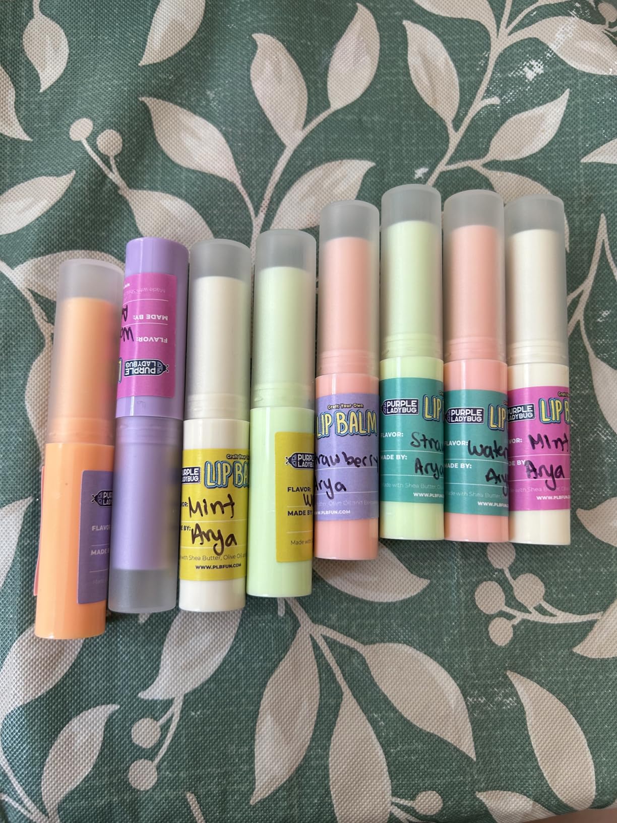 PURPLE LADYBUG Lip Balm Making Kit for Girls with Natural Ingredients - Cool Birthday Gifts for 10 Year Old Girl, 8 9 10 Year Old Girl Gift Ideas - Skin Care for Kids 8-9 & Up - Customer Photo 2