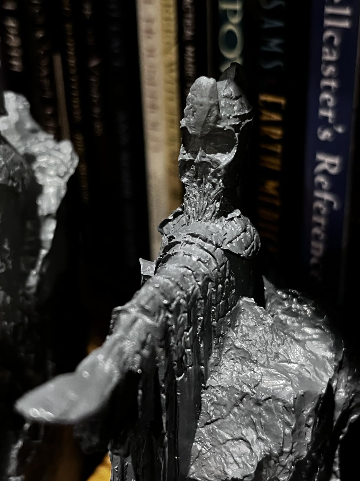 Bookends Book End Lord of Rings Hobbit Book Decoration Resin, Decorative Book Stopper Binder and Dividers, Blue, Large - Customer Photo 2