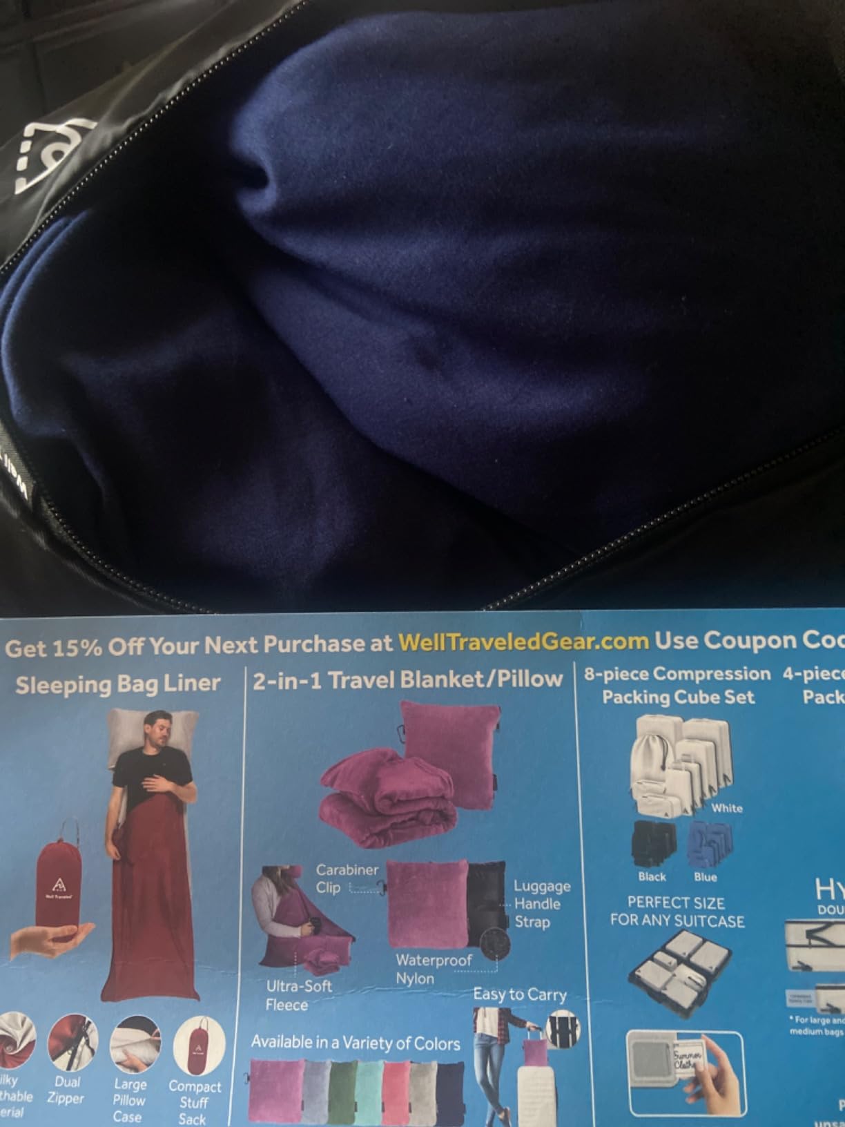 8-Piece Luxury Compression Packing Cubes & Bags for Travel – Maximize Space in Luggage with HybridMax Double-Capacity Design, 50 Luggage Tags, Deluxe Set, Lifetime Satisfaction Suitcase Organizer Bags - Customer Photo 1