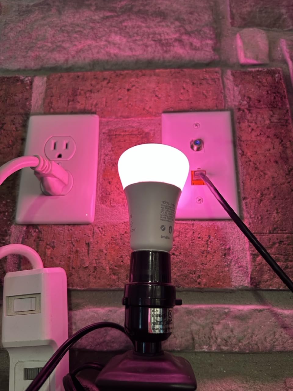 Philips Hue Smart Light Bulbs Starter Kit, Includes (1) Bridge, (2) 60W A19 Bulbs, White and Color Ambiance LED Color Changing Lights, 800LM, E26, Control with App or Voice Assistant - Customer Photo 2