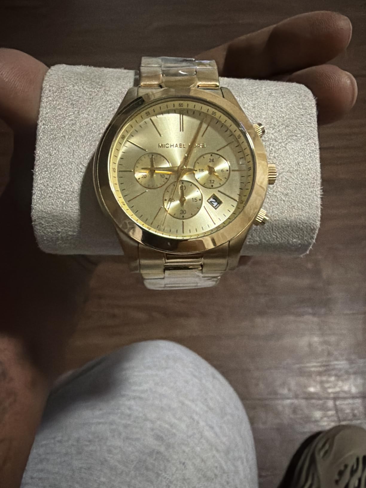 Michael Kors Oversized Slim Runway Men's Watch, Stainless Steel Watch for Men - Customer Photo 3