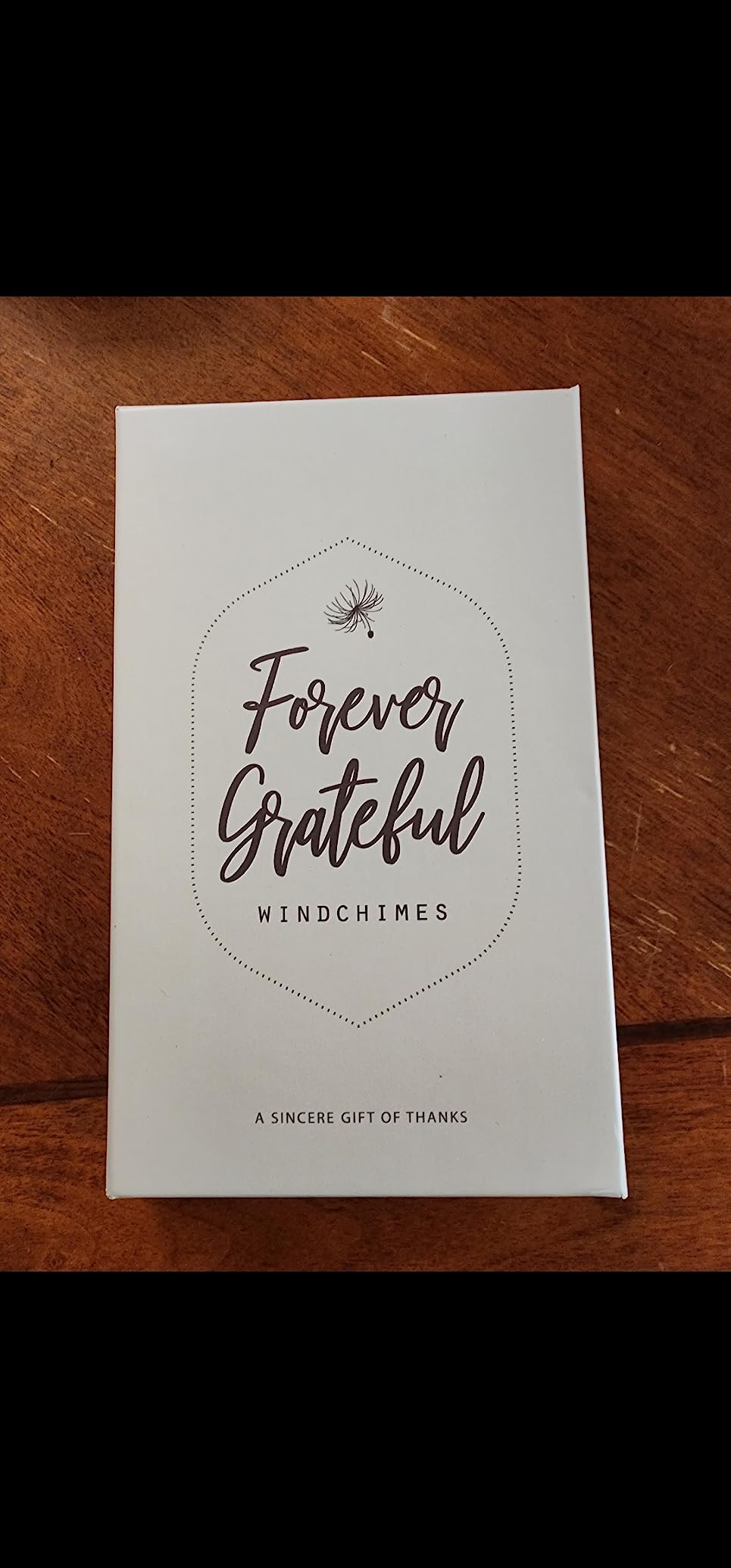 Forever Grateful Wind Chime with Engraved Thank You Message - Unique Gift of Gratitude/Appreciation Gift/Thank You Gift for Special Friend/Family/Coworkers/Teachers/Mentor - Customer Photo 2