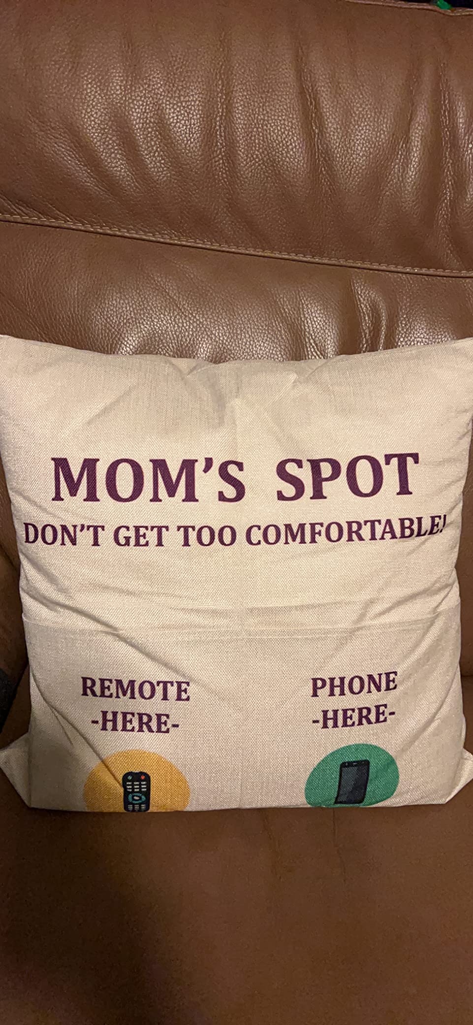 Grandma Gifts, 2-Pocket Grandma's Spot Throw Pillow Covers 18x18 Inch + Engraved Spoon, Birthday Christmas hanksgiving Day Gifts for Grandma Mom Gigi Nana Mimi - Customer Photo 5