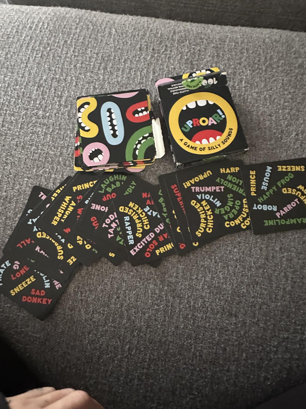 UPROAR! Family Sound-Matching Card Game – Hilarious Fast Game for Kids 7+, Parents & Teens | Easy to Learn, 2–6 Players, 10–20 Min | Travel-Size | Great for Family Game Night & Stocking Stuffers - Customer Photo 1