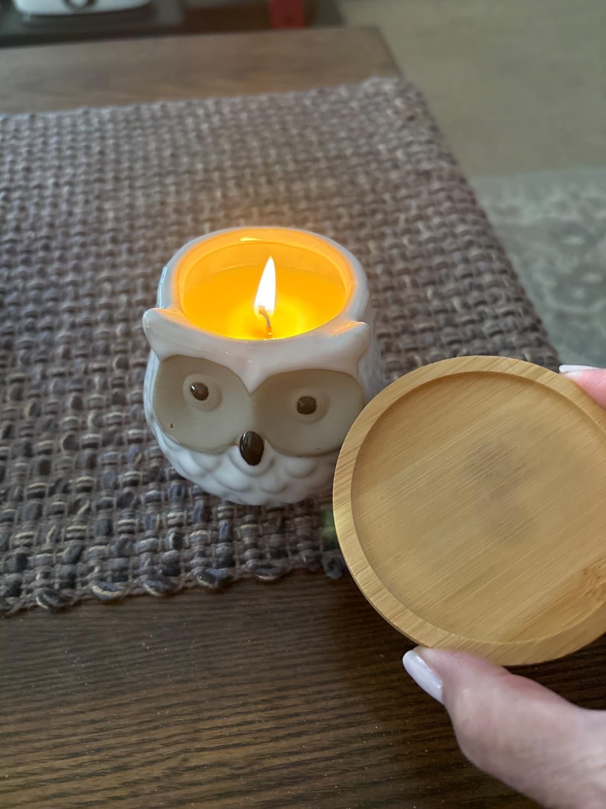 Scented Candles Birthday Gifts for Women, Owl Gifts for Women, 6 Pack Novelty Owl Aromatherapy Candle Bulk Gift for Birthday Mother's Thanksgiving - Customer Photo 1