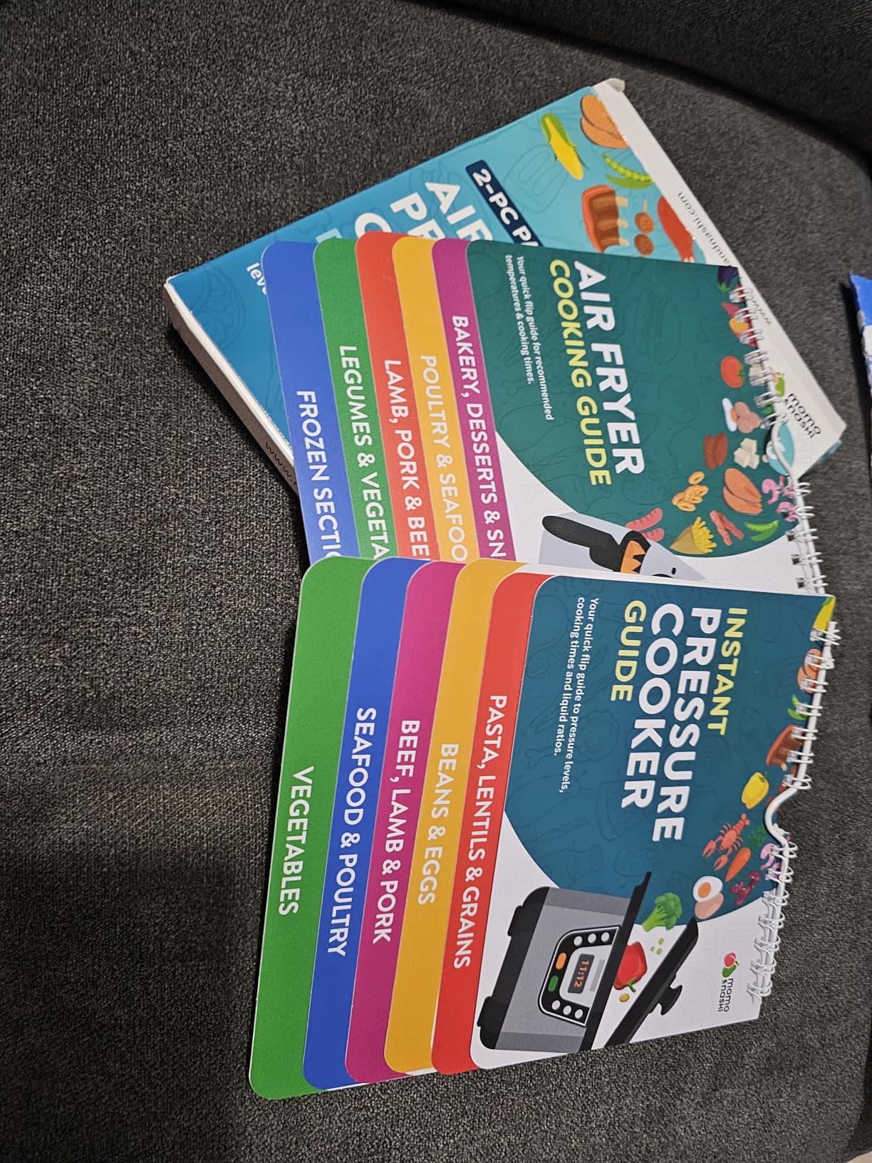 Air Fryer Cheat Sheet Magnets Cooking Guide Booklet - Air Fryer Cookbooks - Air Fryer Liners - Air Fryers Kitchen Gifts Gadgets 2025 and 2026 - Air Fryer Accessories - Air Fryer Cooking Guide - Customer Photo 1