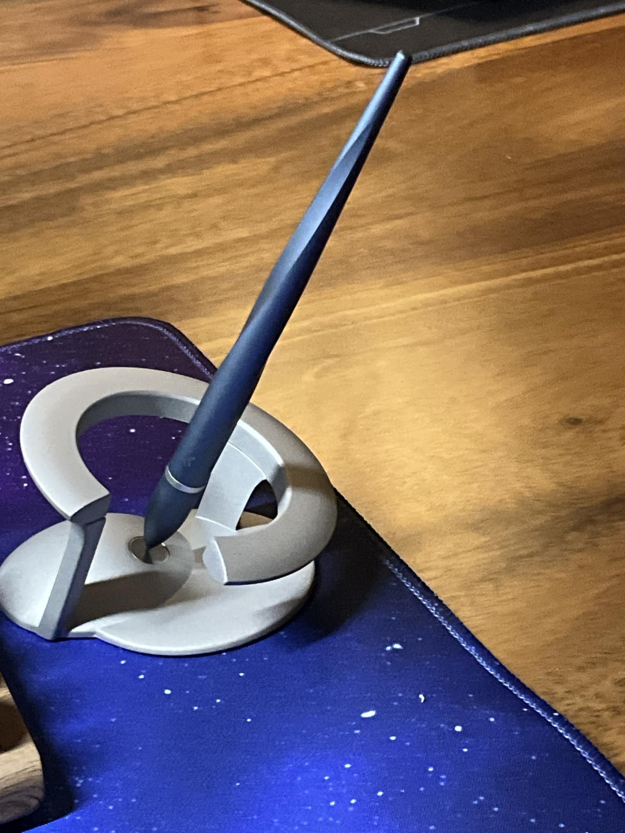 novium Hoverpen Interstellar - Space Black, Ballpoint Pen, Unique Conversational Starter, Premium Futuristic Design, Precision Flow Ink, Schmidt Ballpoint Cartridges - Customer Photo 1