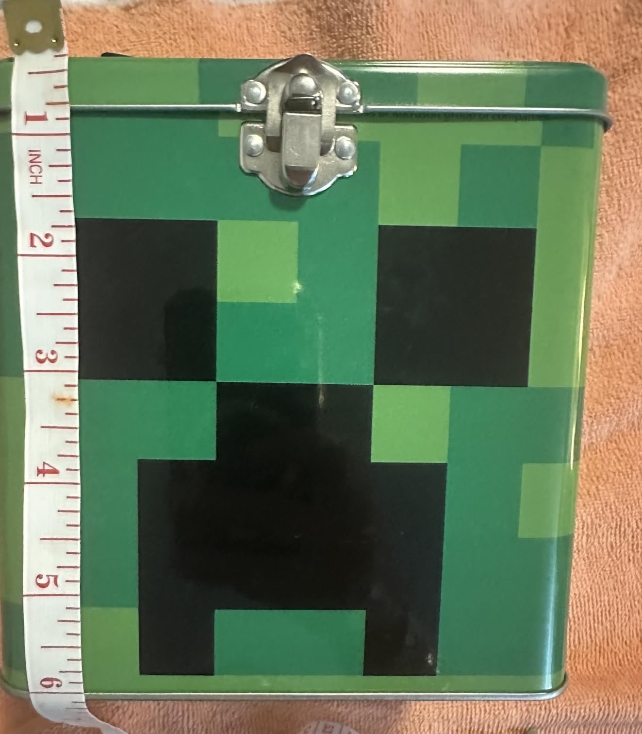 The Tin Box Company Minecraft XL Storage Tin with Handle, Minecraft - Customer Photo 1
