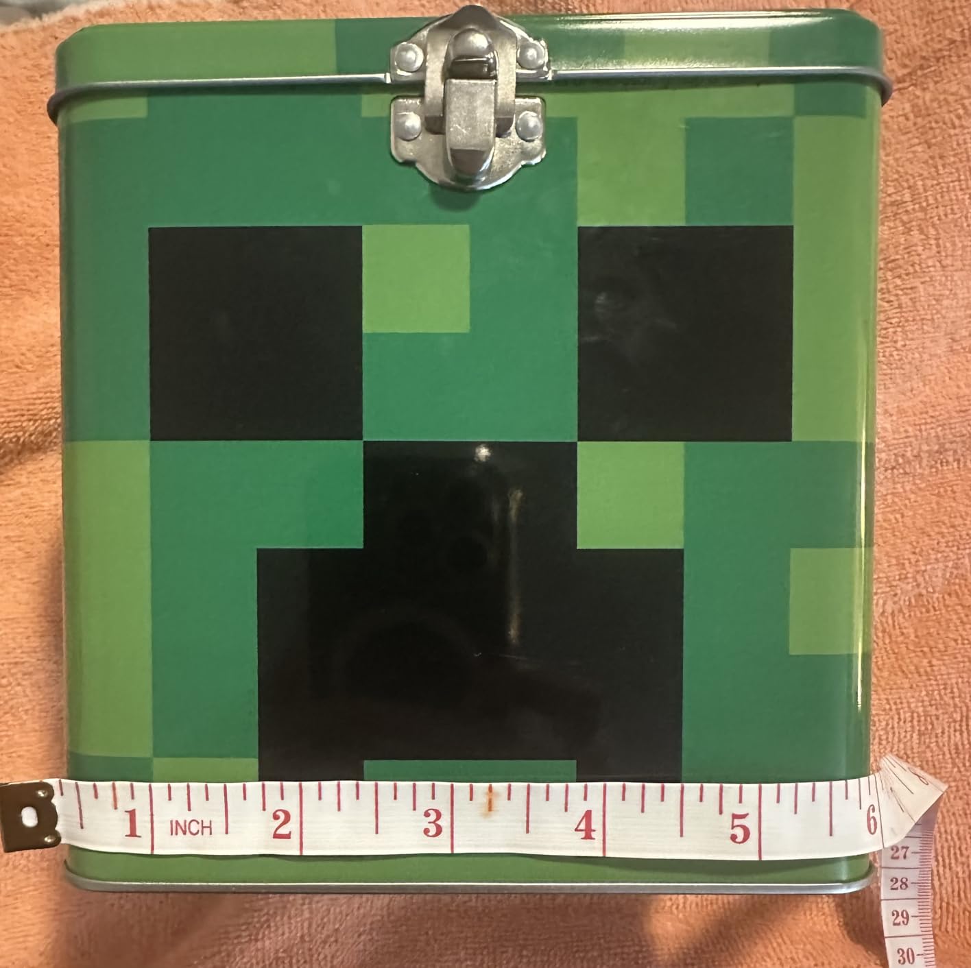 The Tin Box Company Minecraft XL Storage Tin with Handle, Minecraft - Customer Photo 2