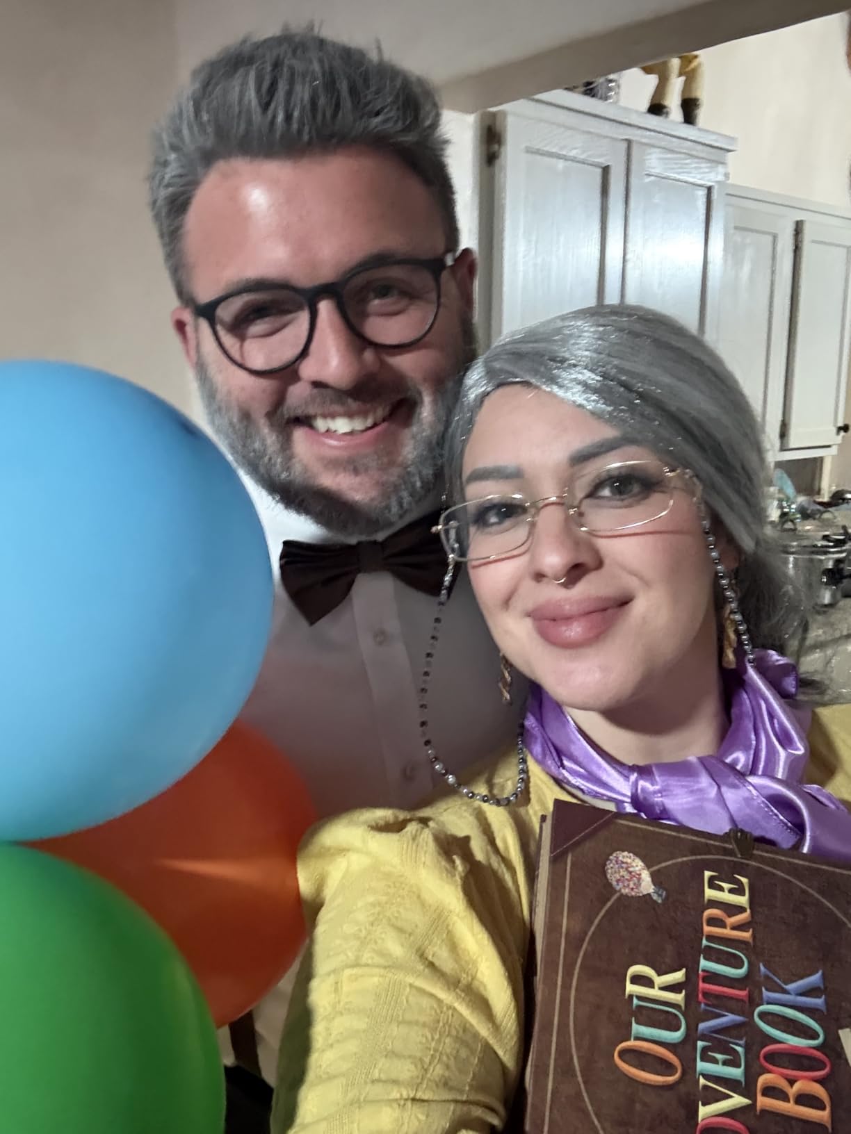 Our Adventure Book Travel Diary Photo Book,Scrapbook, Photo Album,Retro-Style Souvenirs, Vintage Guestbook DIY Anniversary Wedding Travel Writing Baby Friend Gift, Heartfelt Present(Ball) - Customer Photo 2