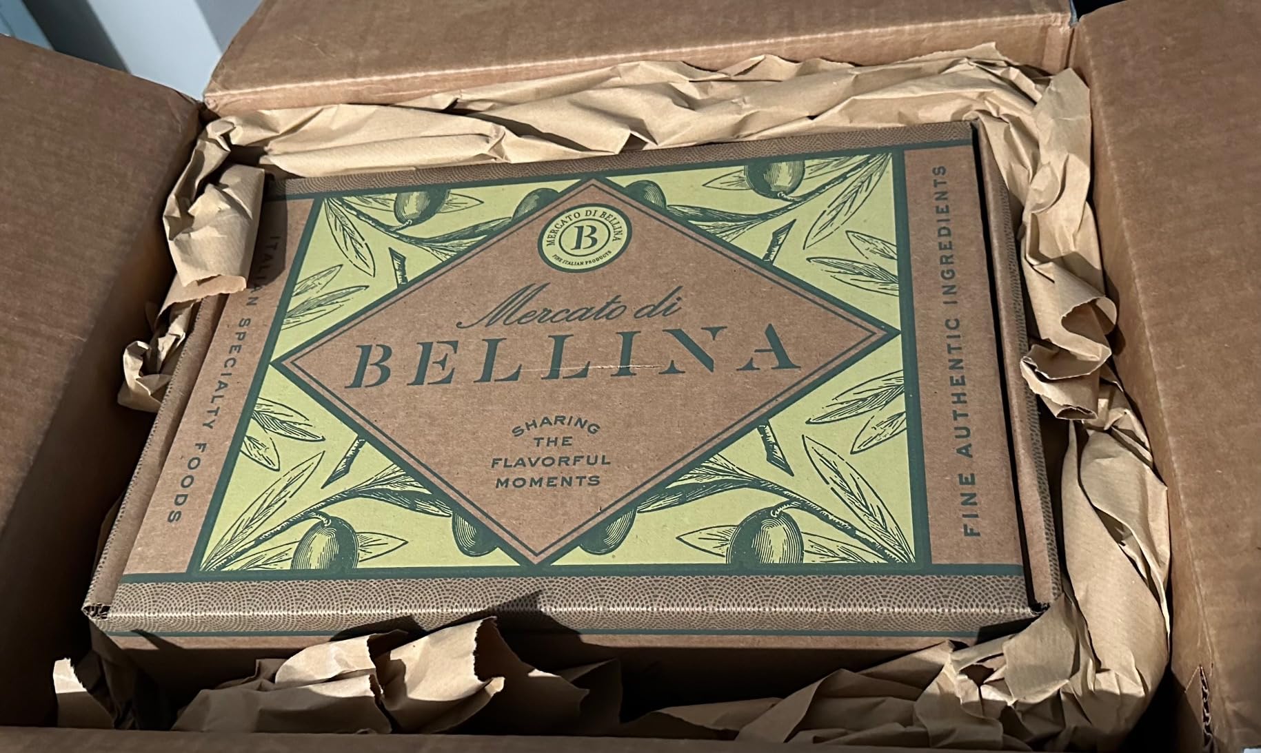 Mercato di Bellina Italian Food Gift Basket, La Cucina Italiana - A Vegan-Friendly, All-Natural Pasta Gift Basket, Gourmet Present for Foodies, Anniversary, Holiday or Celebration - Customer Photo 0