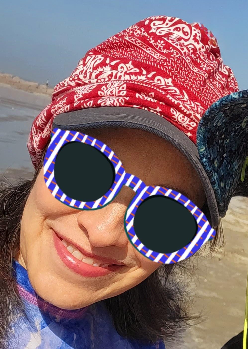 SATINIOR 5 Pieces Women's Slouchy Beanie Chemo Hat Stretch Cancer Head Wraps Sleep Head Scarf for Cancer Patient Customer Review SATINIOR 5 Pieces Women's Slouchy Beanie Chemo Hat Stretch Cancer Head Wraps Sleep Head Scarf for Cancer Patient - Customer Photo 1