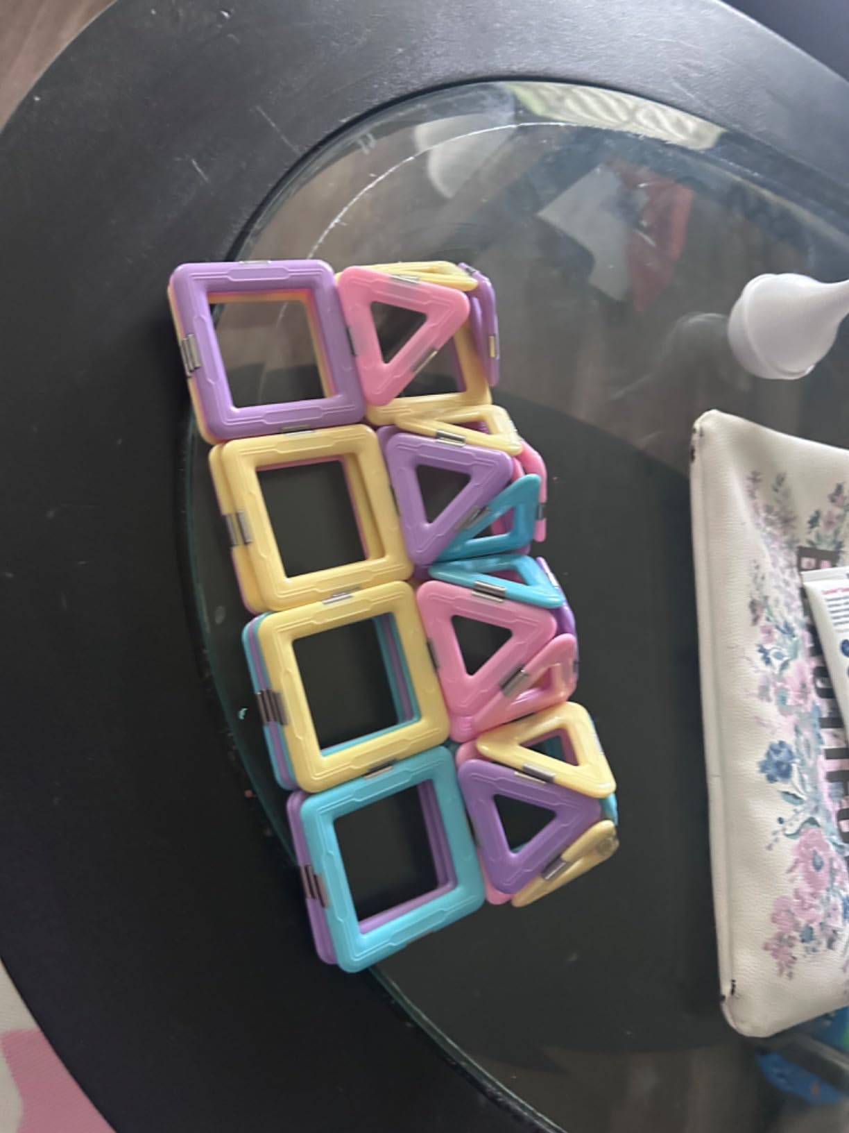 Magnetic Tiles Toys for 3 4 5 6 7 8+ Year Old Boys Girls Upgrade Macaron Castle Blocks Building Set for Toddlers STEM Creativity/Educational Toys for Kids Age 3-6 Christmas Birthday Gifts - Customer Photo 2