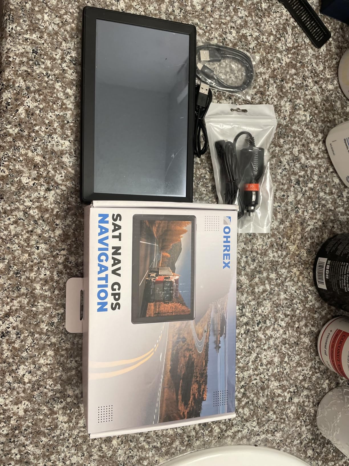 OHREX N900 GPS Navigator for Truck Car, 9 inch GPS Truck Driver Commercial, Trucker GPS for Semi Truck 2025, Lifetime Map Updates, Custom Truck Routing, Lane Guidance - Customer Photo 1