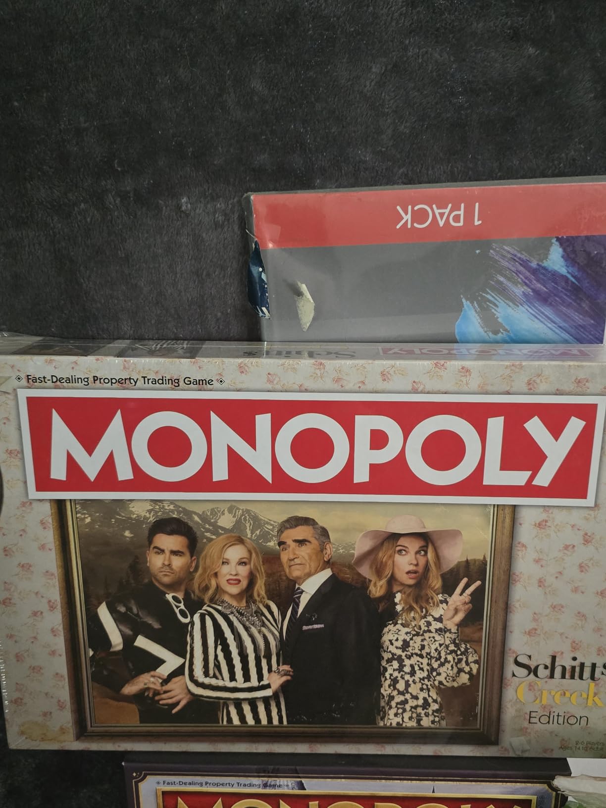 Monopoly Schitt's Creek | Game Tokens Include Bebe Crow, Patrick's Guitar, Rosebud Motel Key & More | Officially Licensed and Collectible Monopoly Game Based on Award Winning Series Schitt's Creek Customer Review Monopoly Schitt's Creek | Game Tokens Include Bebe Crow, Patrick's Guitar, Rosebud Motel Key & More | Officially Licensed and Collectible Monopoly Game Based on Award Winning Series Schitt's Creek - Customer Photo 2