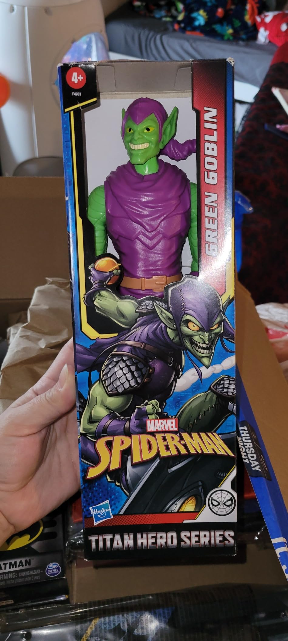 Marvel Titan Hero Series Green Goblin Toy 12-Inch-Scale Collectible Action Figure, Kids Ages 4 and Up Customer Review Marvel Titan Hero Series Green Goblin Toy 12-Inch-Scale Collectible Action Figure, Kids Ages 4 and Up - Customer Photo 1