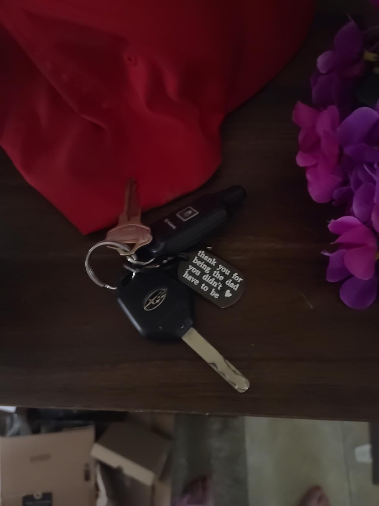 iJuqi Step Dad Gift from Daughter Son - Father's Day Gifts Christmas Gifts for Stepdad, Thank You for Loving Me AS Your Own - Customer Photo 0