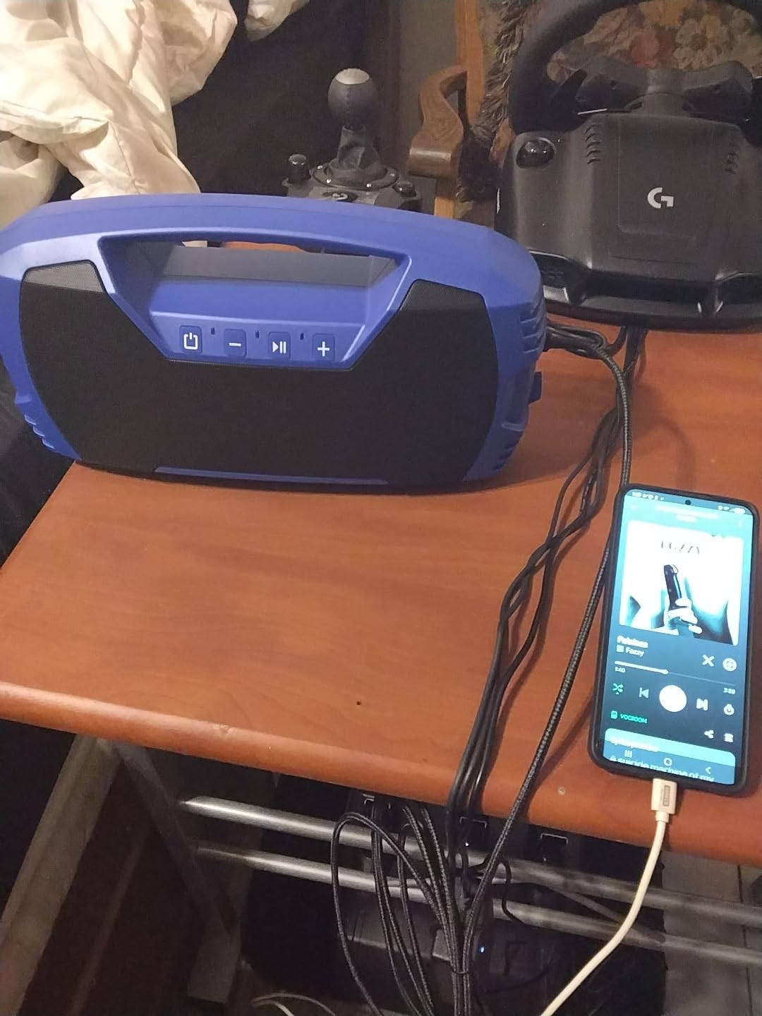 IPX7 Waterproof Bluetooth Speaker, 40W(60 Peak) Portable Wireless Speakers with Subwoofer, 32H Playtime, Stereo Loud Sound, Deep Bass, Bluetooth 5.0 with Handle for Pool, Beach, Outdoor, Gifts Customer Review IPX7 Waterproof Bluetooth Speaker, 40W(60 Peak) Portable Wireless Speakers with Subwoofer, 32H Playtime, Stereo Loud Sound, Deep Bass, Bluetooth 5.0 with Handle for Pool, Beach, Outdoor, Gifts - Customer Photo 1