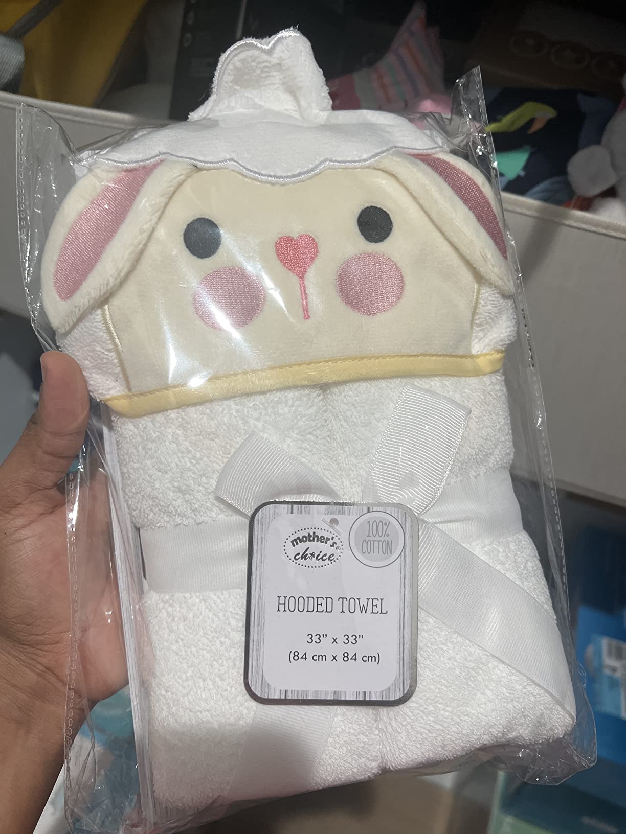 Mother's Choice Organic Baby Hooded Towel Ultra Soft & Absorbent Bath Wearable for Newborns, Infants, 3D Orange Fox Design Customer Review Mother's Choice Organic Baby Hooded Towel Ultra Soft & Absorbent Bath Wearable for Newborns, Infants, 3D Orange Fox Design - Customer Photo 1