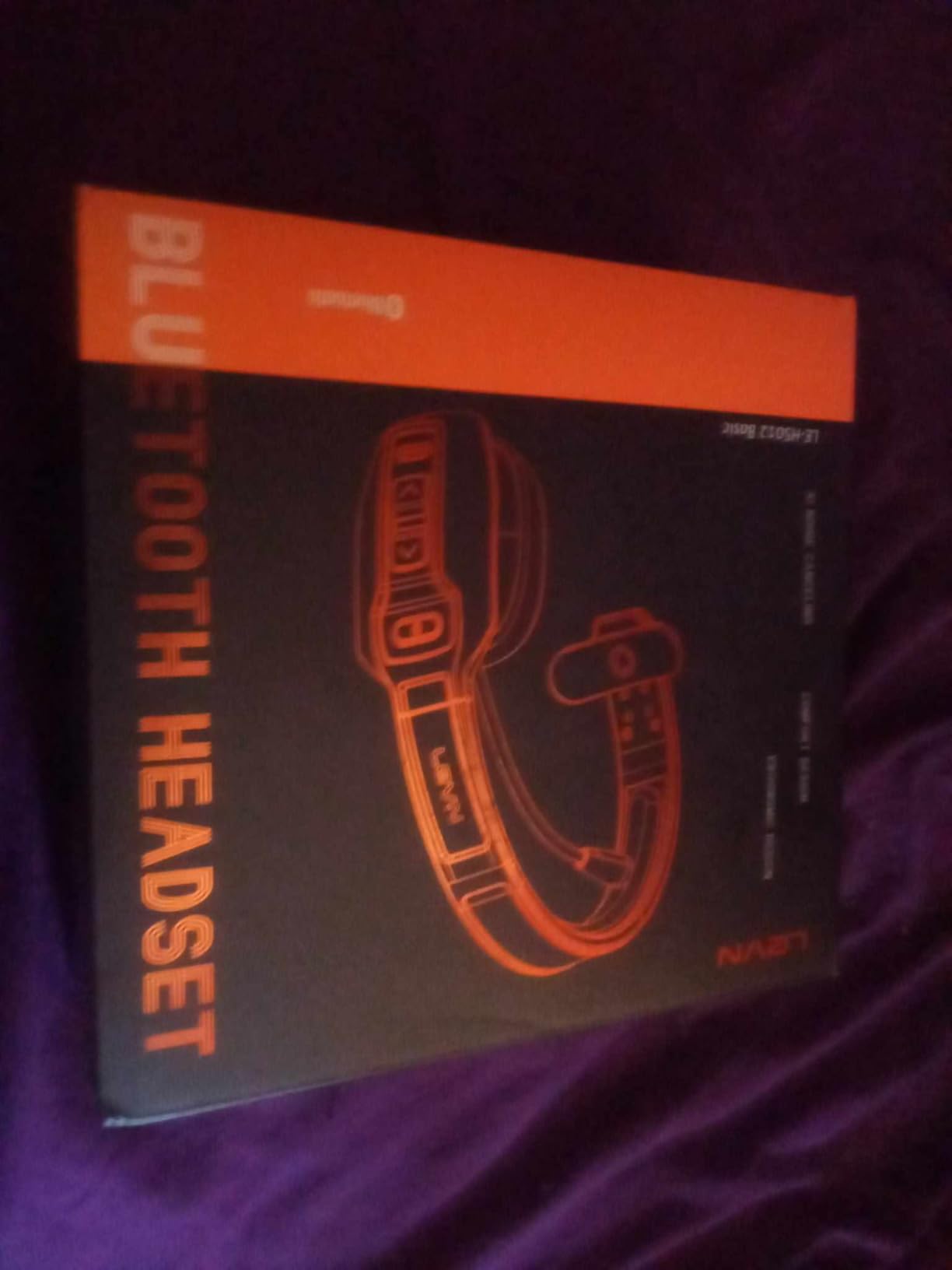 LEVN Bluetooth Headset with Microphone, Trucker Bluetooth Headset with AI Noise Cancelling & Mute Button, Wireless On-Ear Headphones 60 Hrs Working Time, for Trucker Home Office Remote Work Zoom - Customer Photo 1