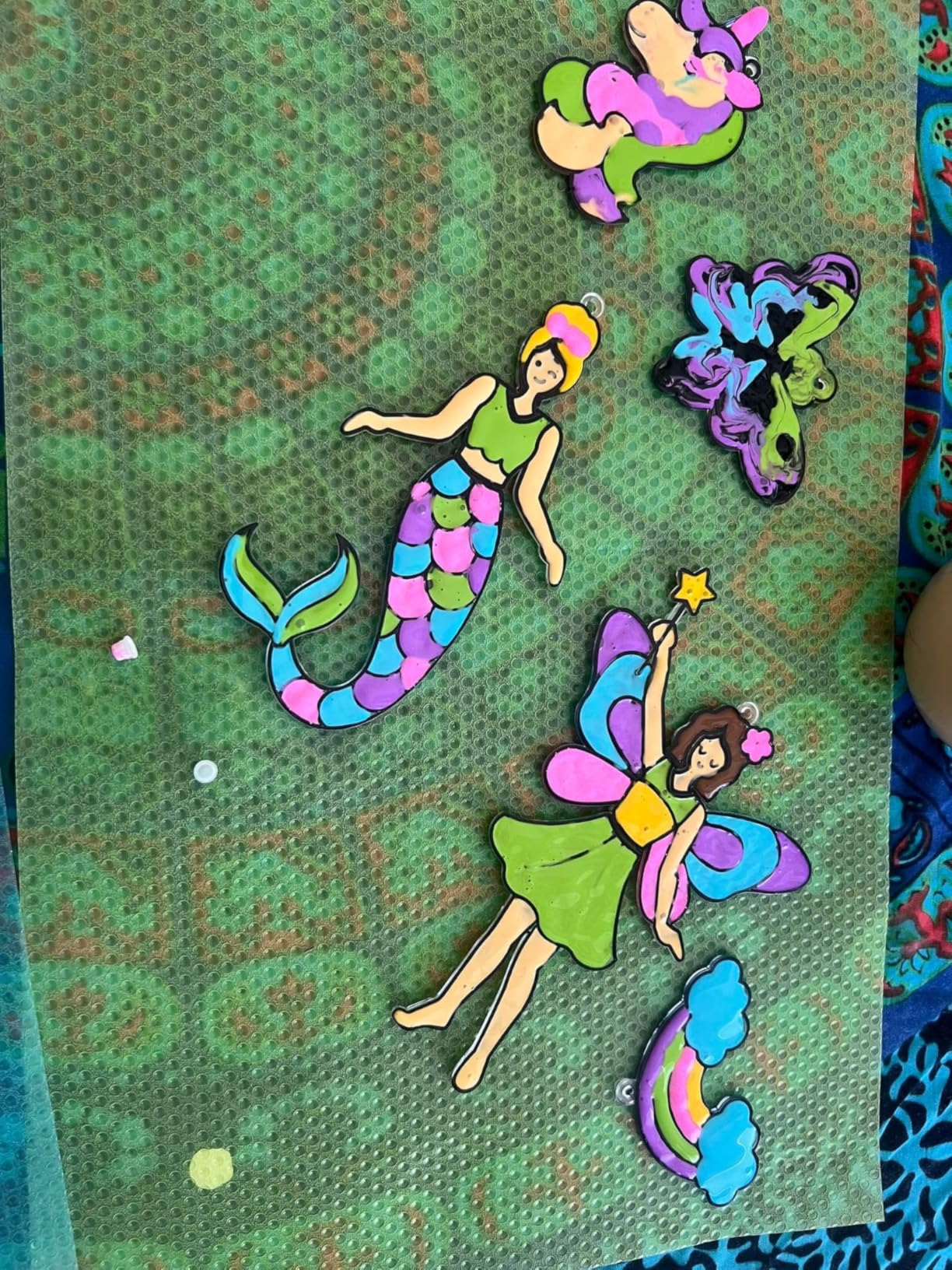 Imagimake Window Art Princess | Suncatcher Kit | Arts and Crafts for Kids Ages 8-12 | Girls Toys Age 6-8 | Princess Gifts for Girls Age 6-8 | 5 Year Old Girl Gift | Fun Christmas Gifts for Grandkids - Customer Photo 1