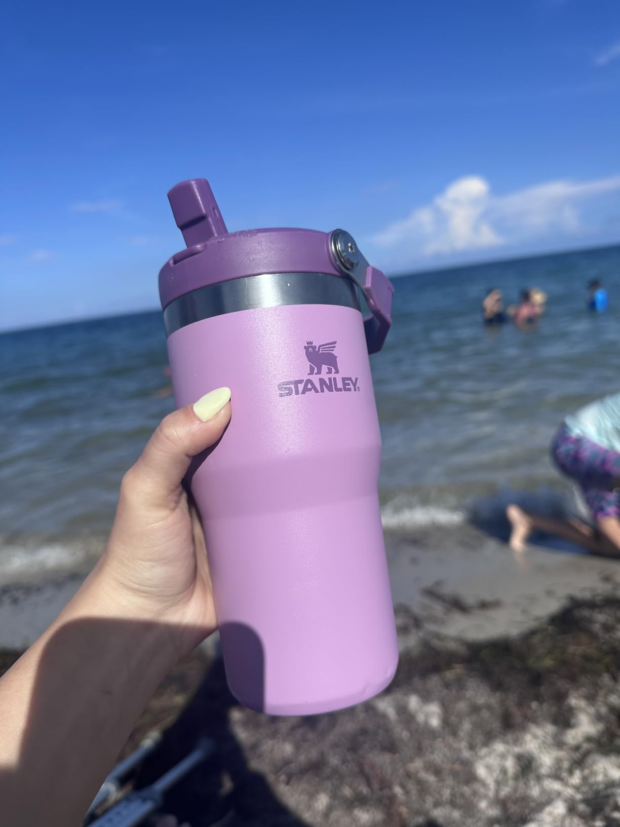 Stanley IceFlow Flip Straw Tumbler with Handle | Twist On Lid and Flip Up Straw | Leak Resistant Water Bottle | Insulated Stainless Steel | BPA-Free - Customer Photo 2