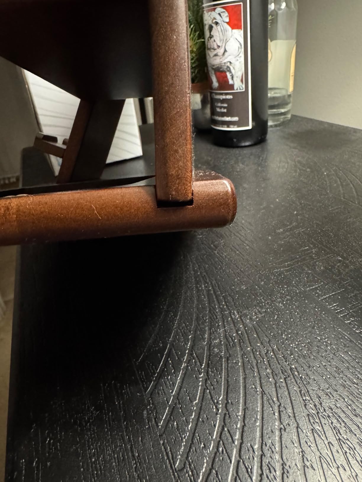 TESLYAR Wood Phone Docking Station for Men - Desktop or Nightstand Organizer - Birthday Gifts for Men, Dad - Anniversary Idea from Wife - Key Holder, Stand Wallet, Watch & Essentials (Bourbon Brown) - Customer Photo 4