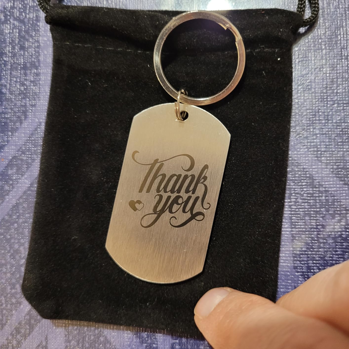 SOUSYOKYO Employee Coworker Staff Appreciation Gifts Keychain for Women Men Unique Thank You Work Anniversary Present - Customer Photo 1