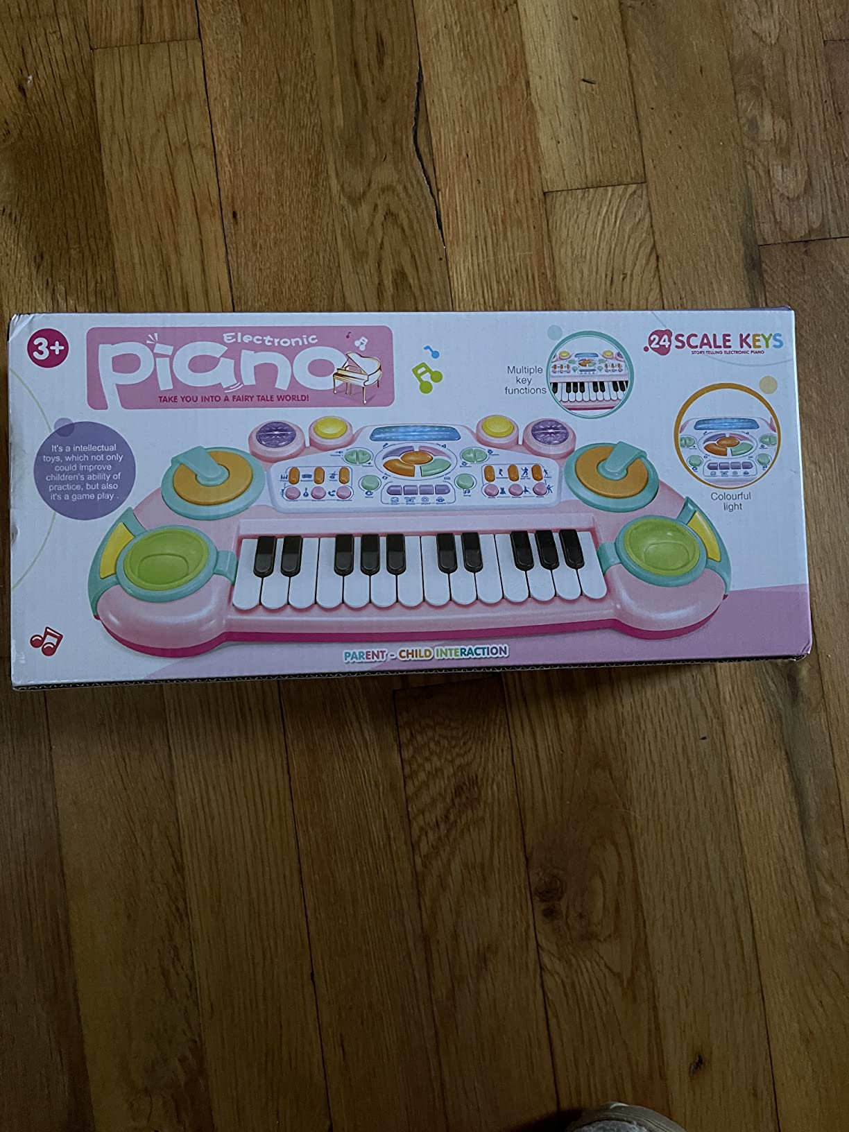 Cozybuy Toddler Piano Toy Keyboard, 24 Keys Toy Piano for Baby, Multifunctional Baby Pianos Girl Toys Kids Keyboard for Toddlers, Birthday Christmas for Boys Girls Gifts - Customer Photo 2